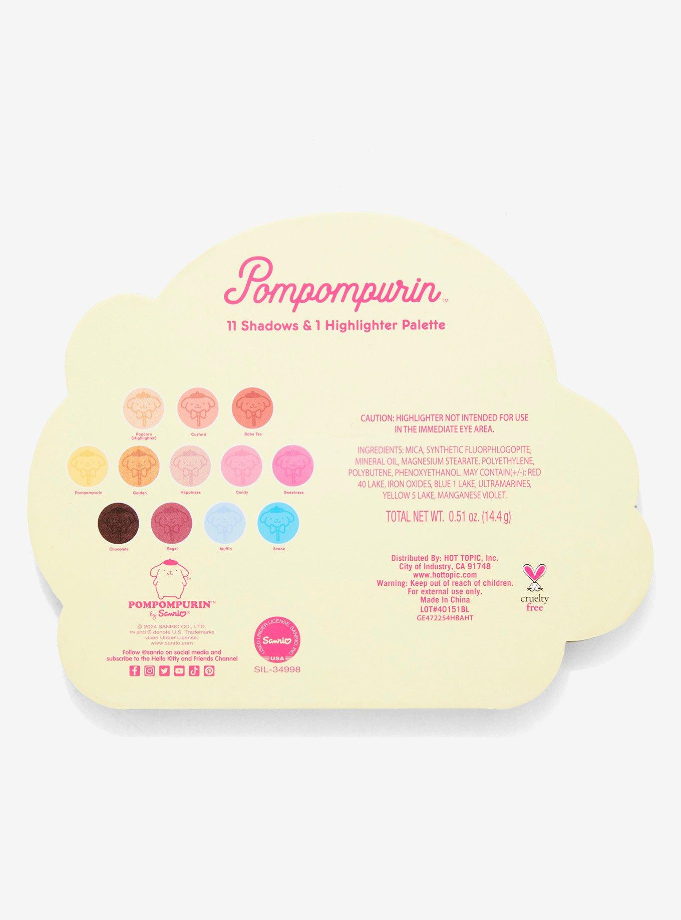 Sanrio Pompompurin Shadow Highlighter Palette