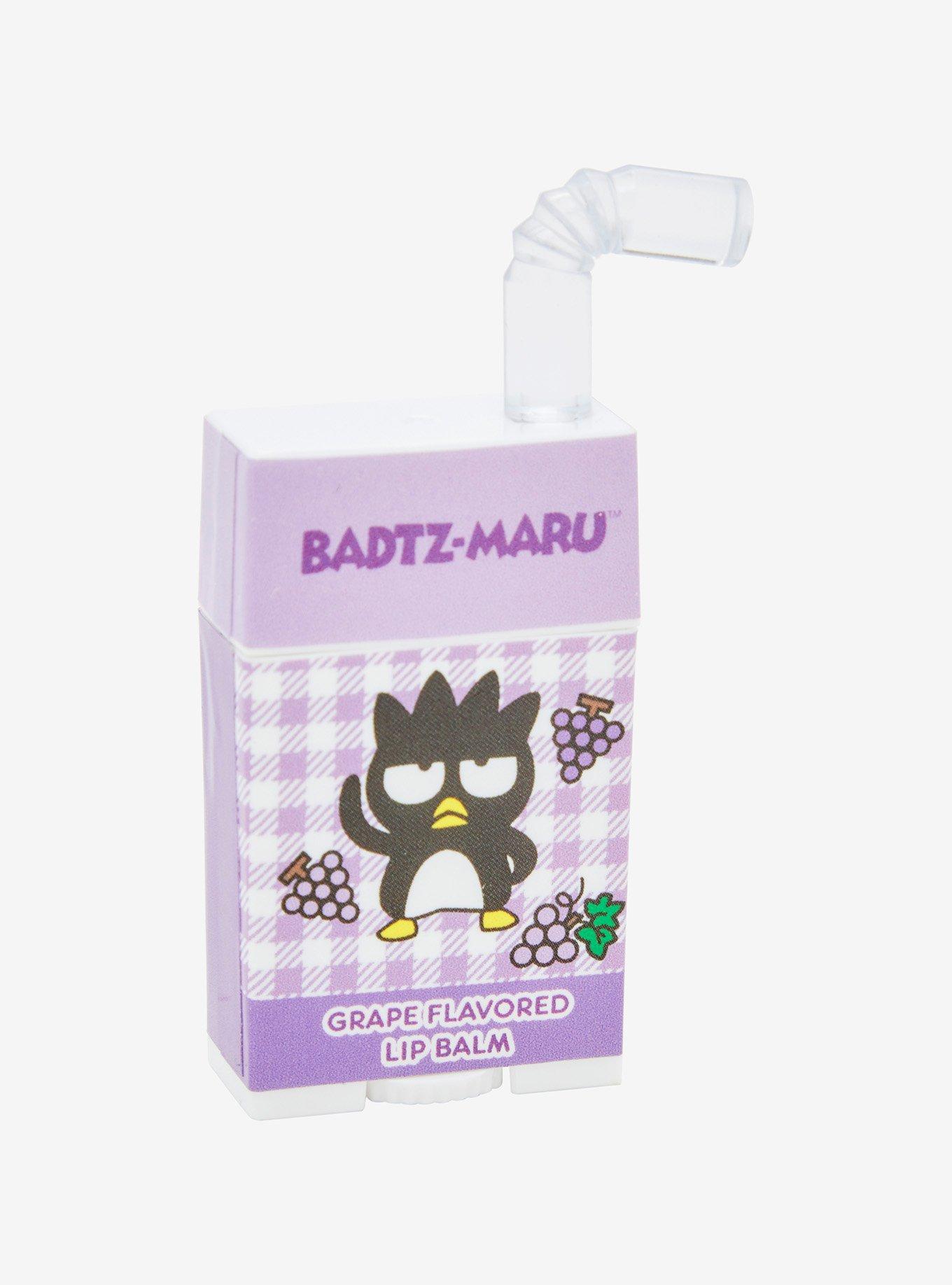 Sanrio Badtz-Maru Juice Box Grape Flavored Lip Balm — BoxLunch Exclusive, , alternate