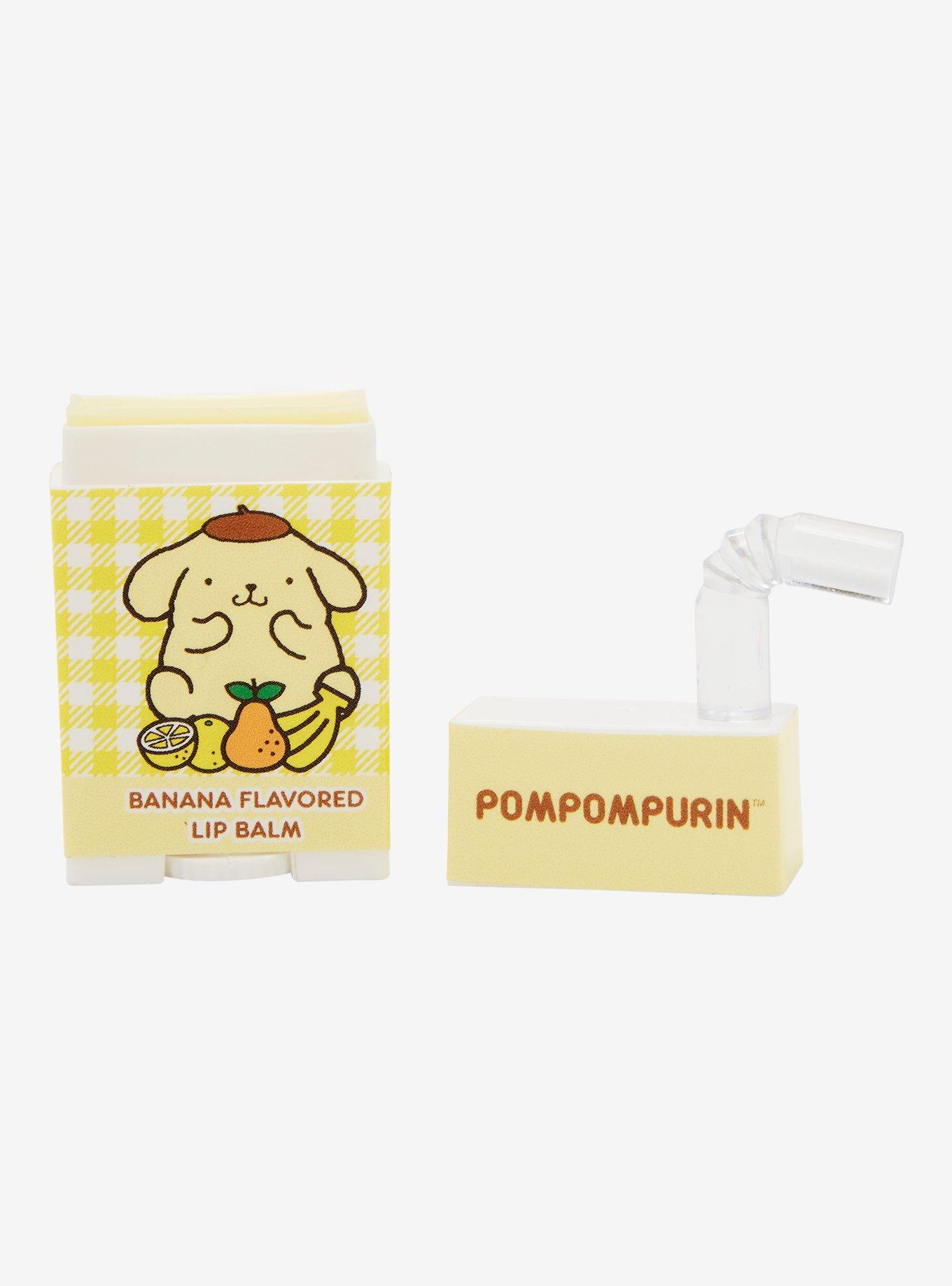 Sanrio Pompompurin Banana Flavored Juice Box Lip Balm — BoxLunch Exclusive, , alternate