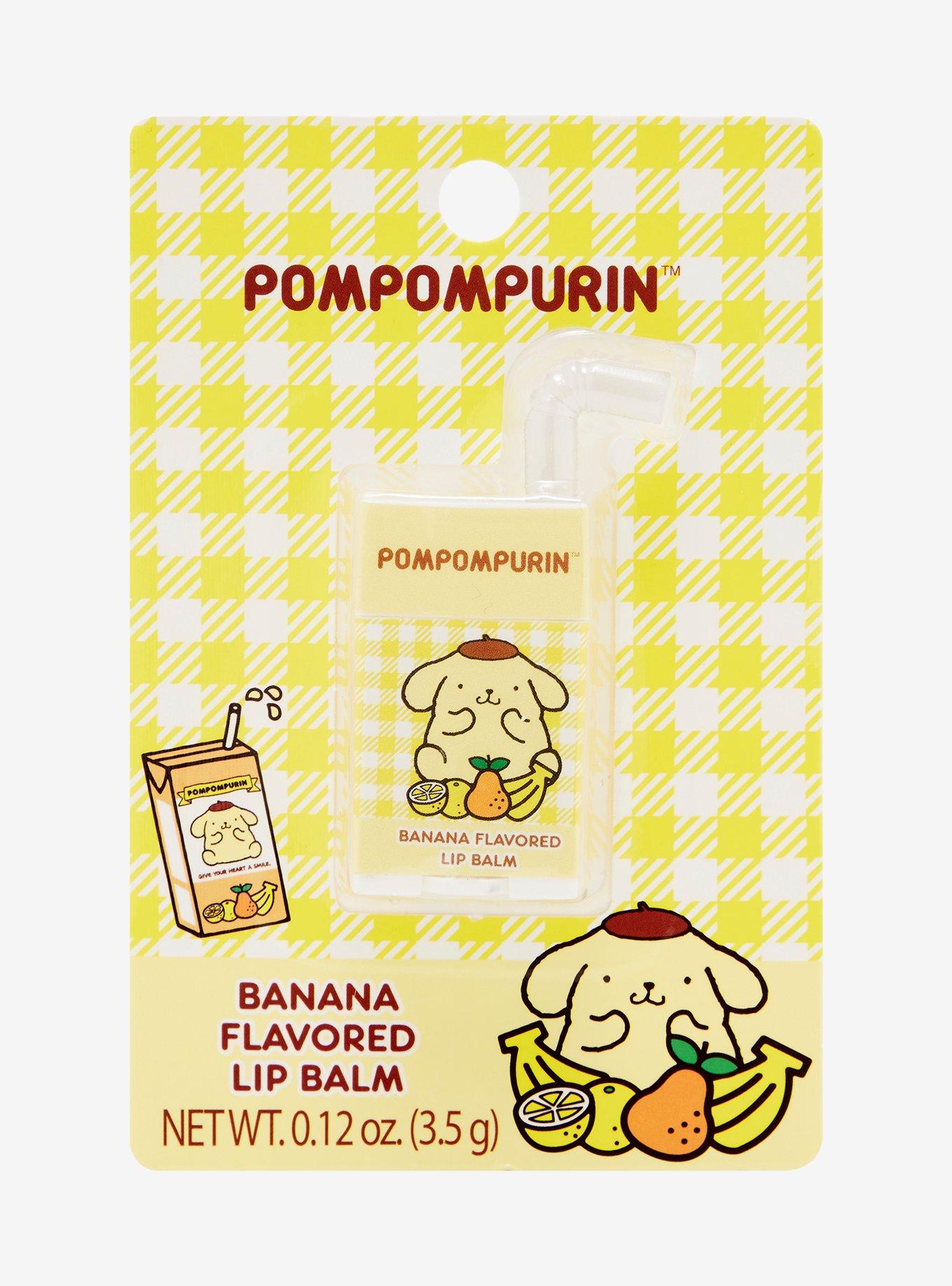 Sanrio Pompompurin Banana Flavored Juice Box Lip Balm — BoxLunch Exclusive, , alternate
