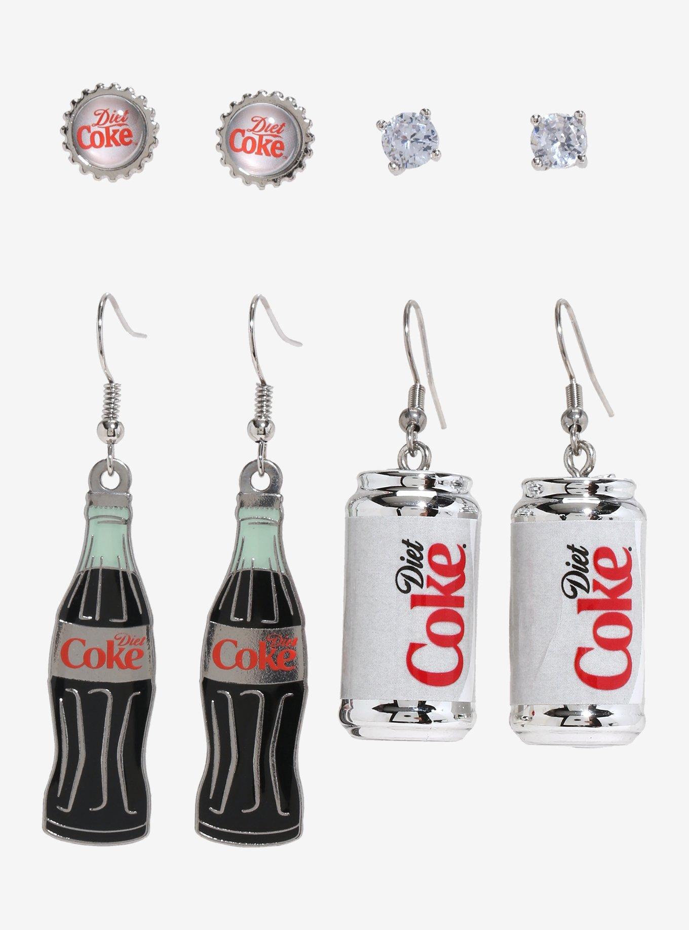 Coca-Cola Diet Coke Earring Set, , alternate