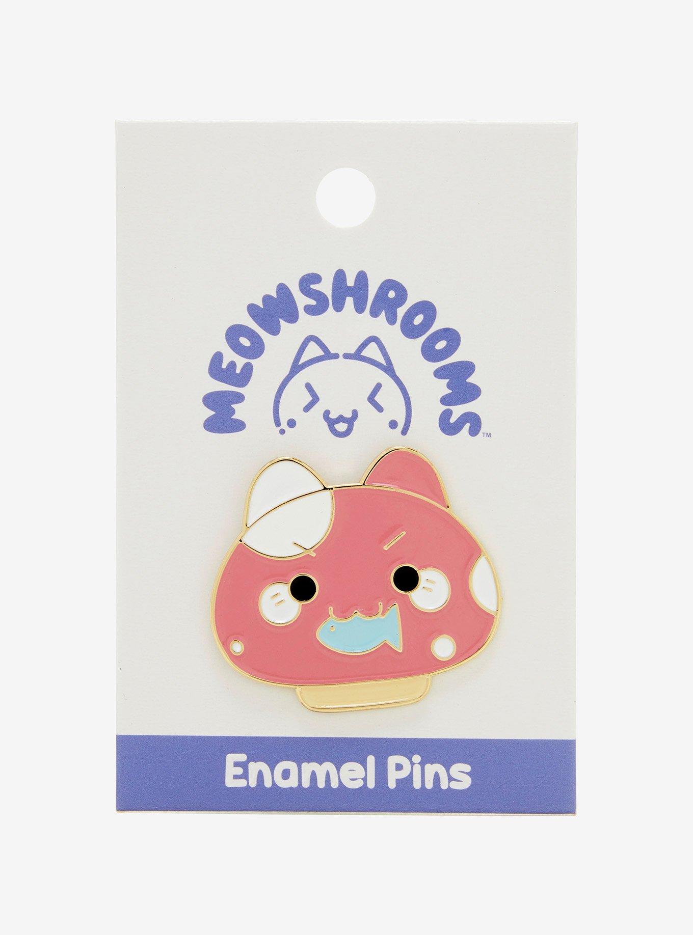 Meowshrooms Pink Enamel Pin — BoxLunch Exclusive