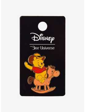 Our Universe Disney Winnie the Pooh Rocking Horse Western Enamel Pin — BoxLunch Exclusive, , hi-res
