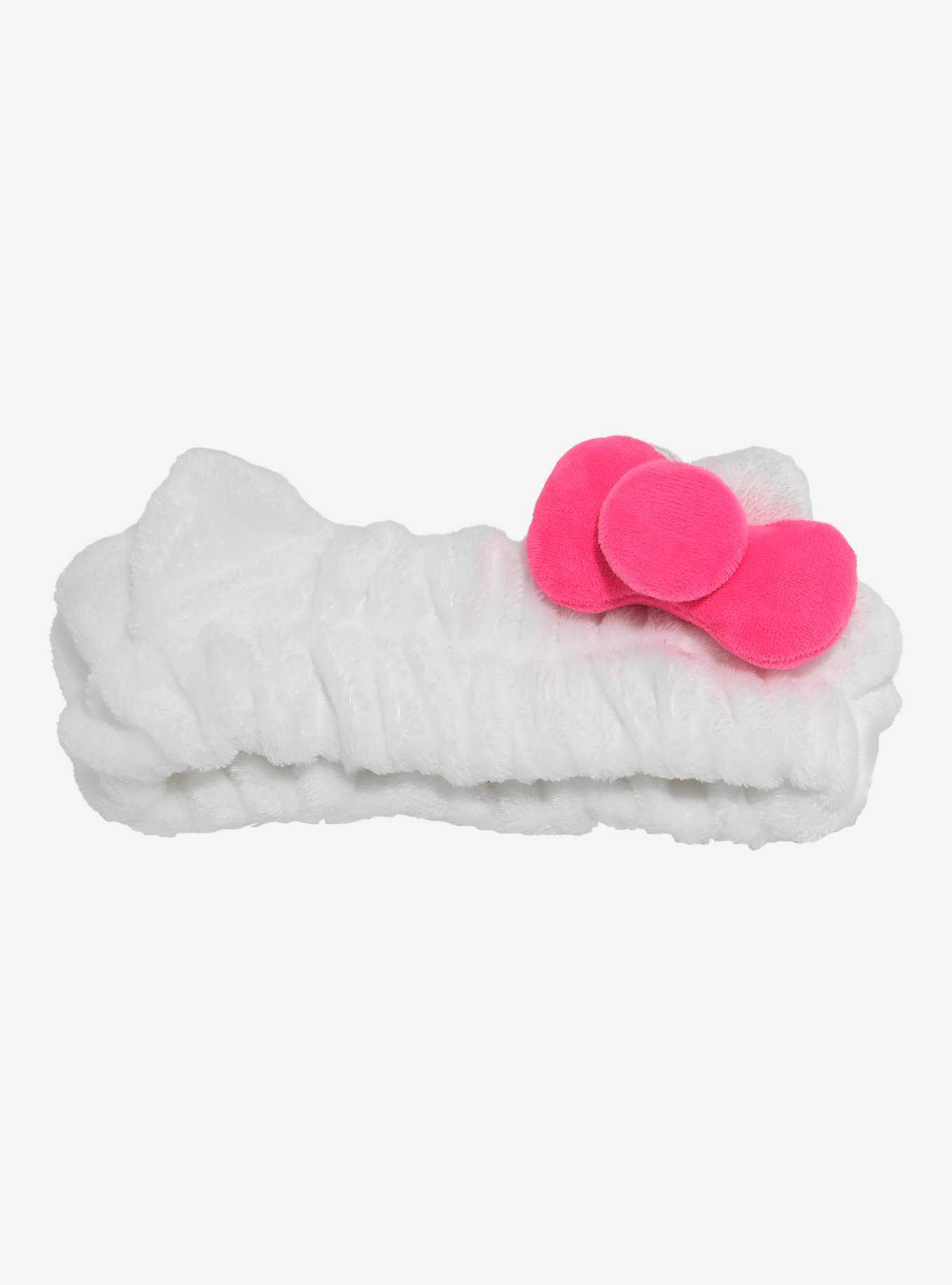 The Creme Shop Hello Kitty Perfect Pink Plush Spa Headband, , hi-res