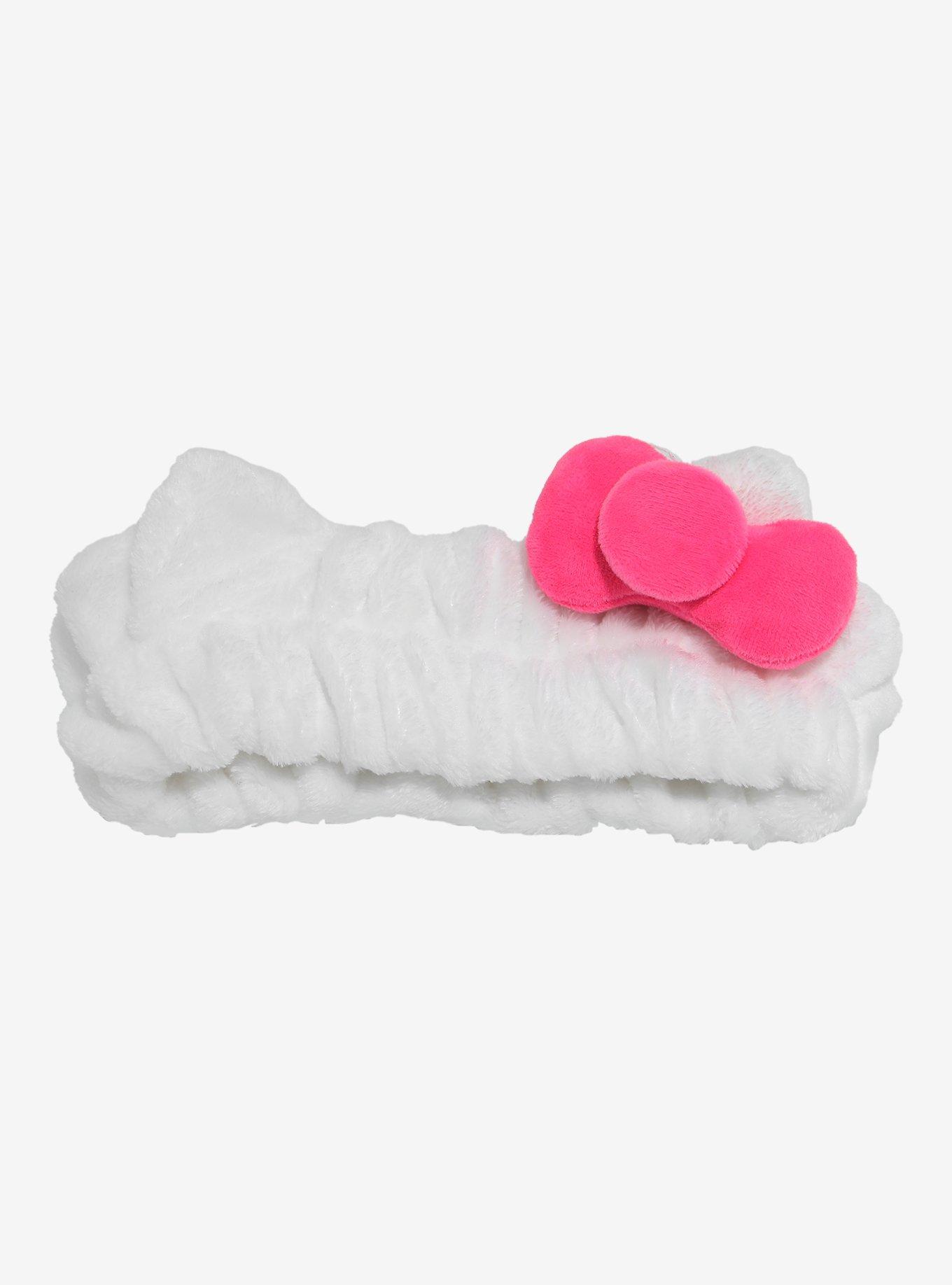 The Creme Shop Hello Kitty Perfect Pink Plush Spa Headband, , hi-res