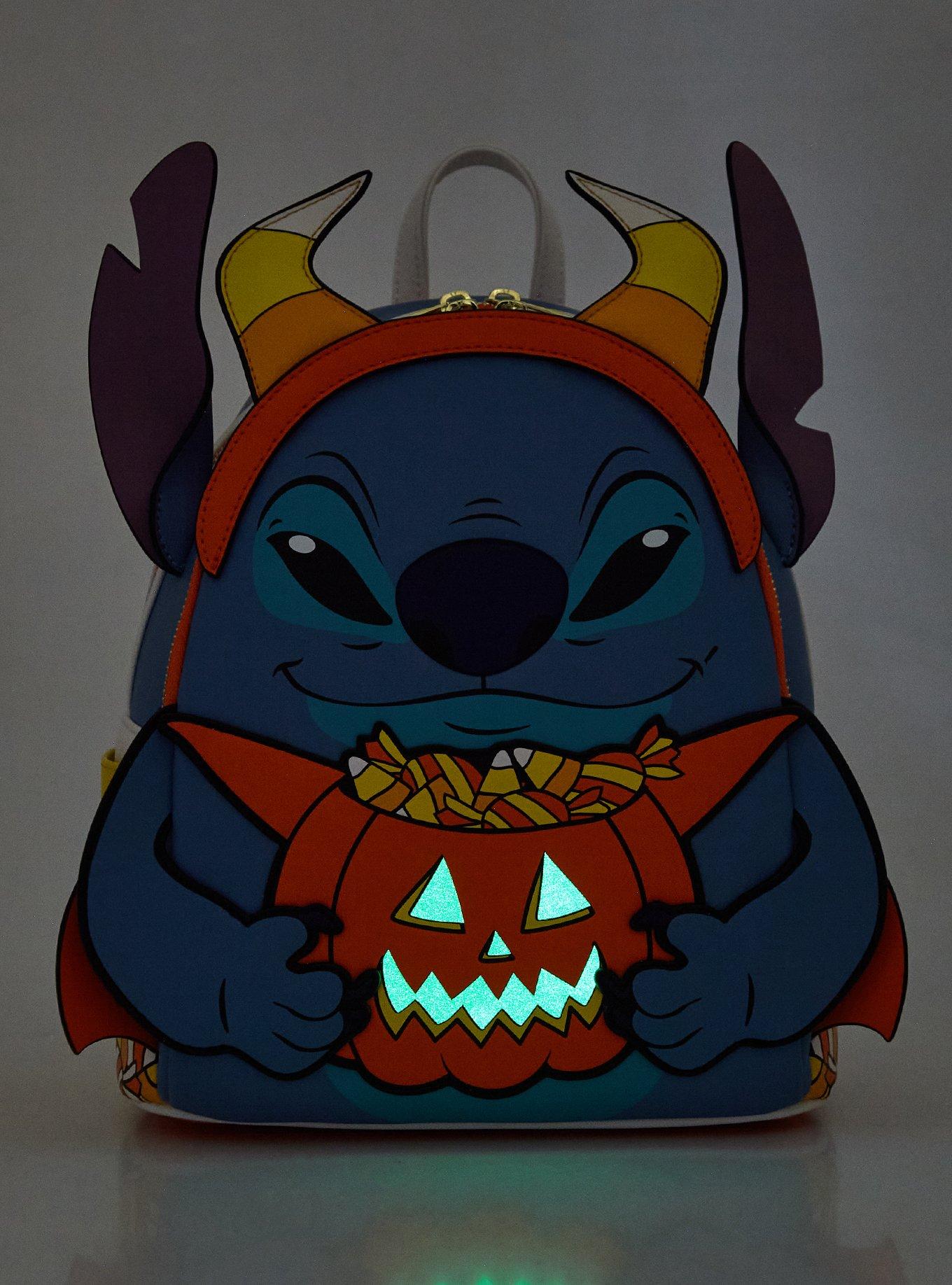 Loungefly Disney Lilo & Stitch Candy Corn Stitch Glow-in-the-Dark Mini Backpack &mdash; BoxLunch Exclusive, , alternate