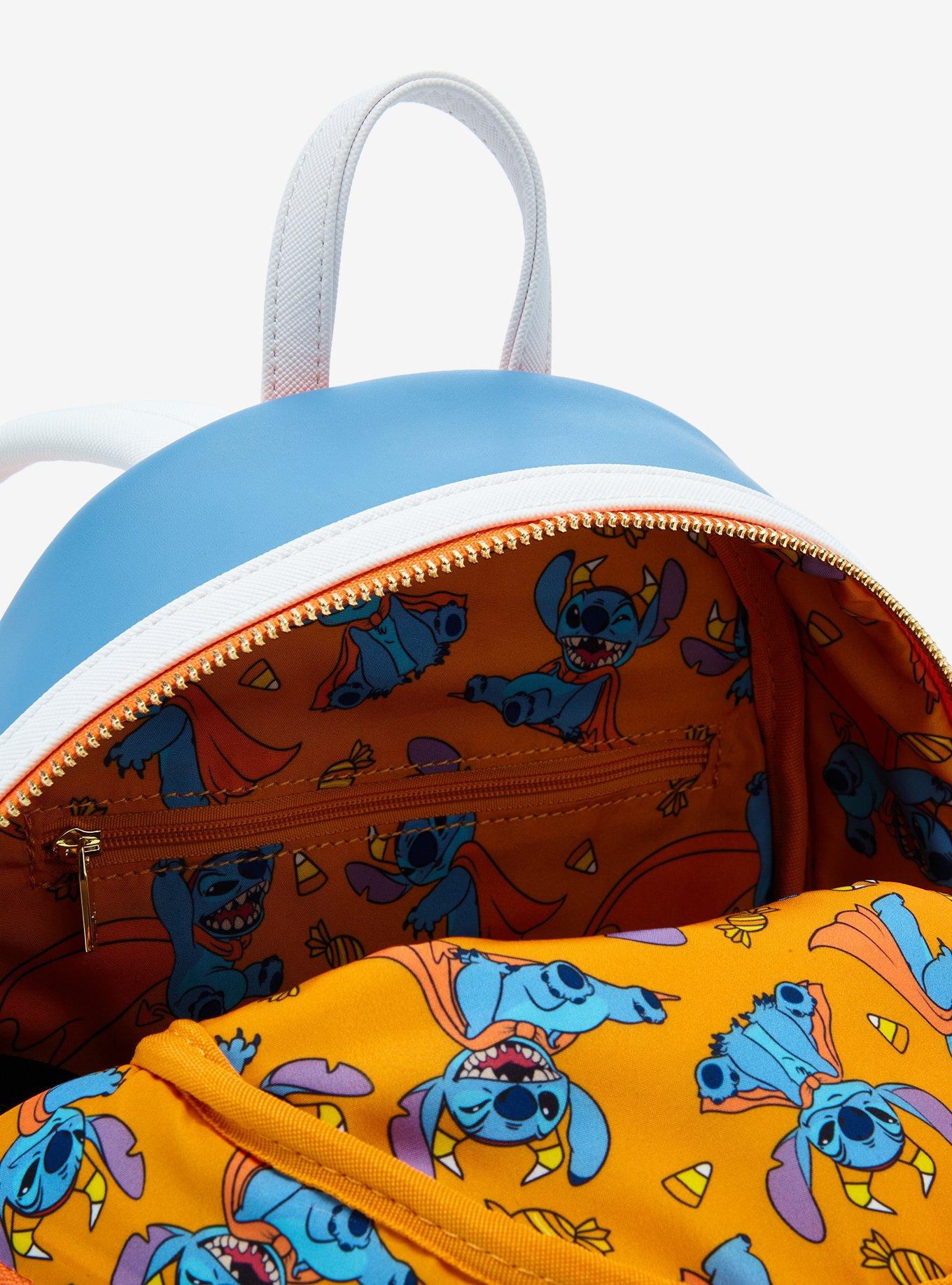 Loungefly Disney Lilo & Stitch Candy Corn Stitch Glow-in-the-Dark Mini Backpack — BoxLunch Exclusive