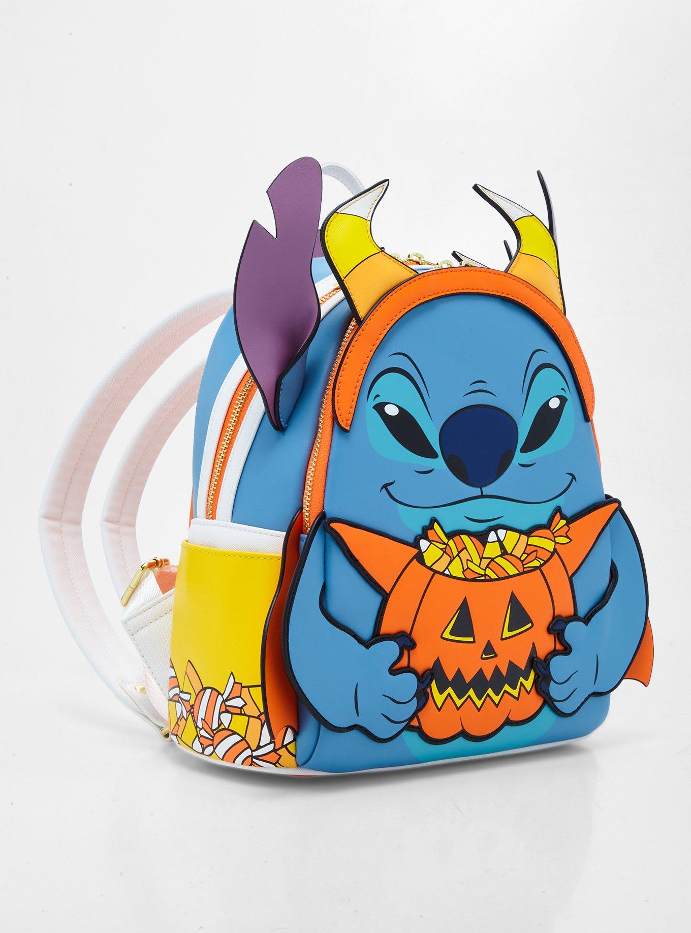 Loungefly Disney Lilo & Stitch Candy Corn Stitch Glow-in-the-Dark Mini Backpack — BoxLunch Exclusive, , alternate