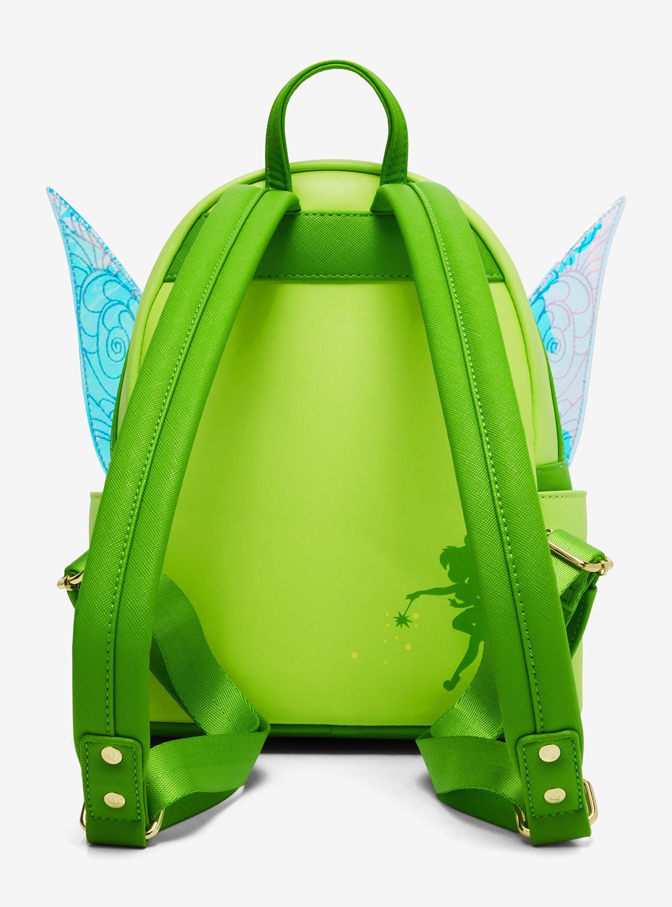 Loungefly Disney Peter Pan Tinker Bell Figural Glow-in-the-Dark Mini Backpack - BoxLunch Exclusive