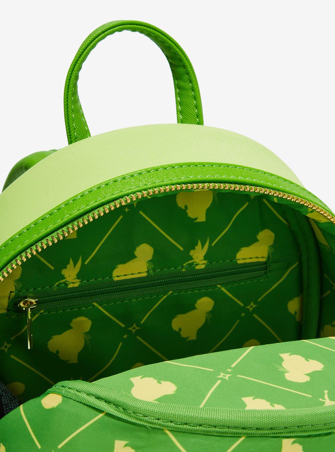 Loungefly Disney Peter Pan Tinker Bell Figural Glow-in-the-Dark Mini Backpack - BoxLunch Exclusive