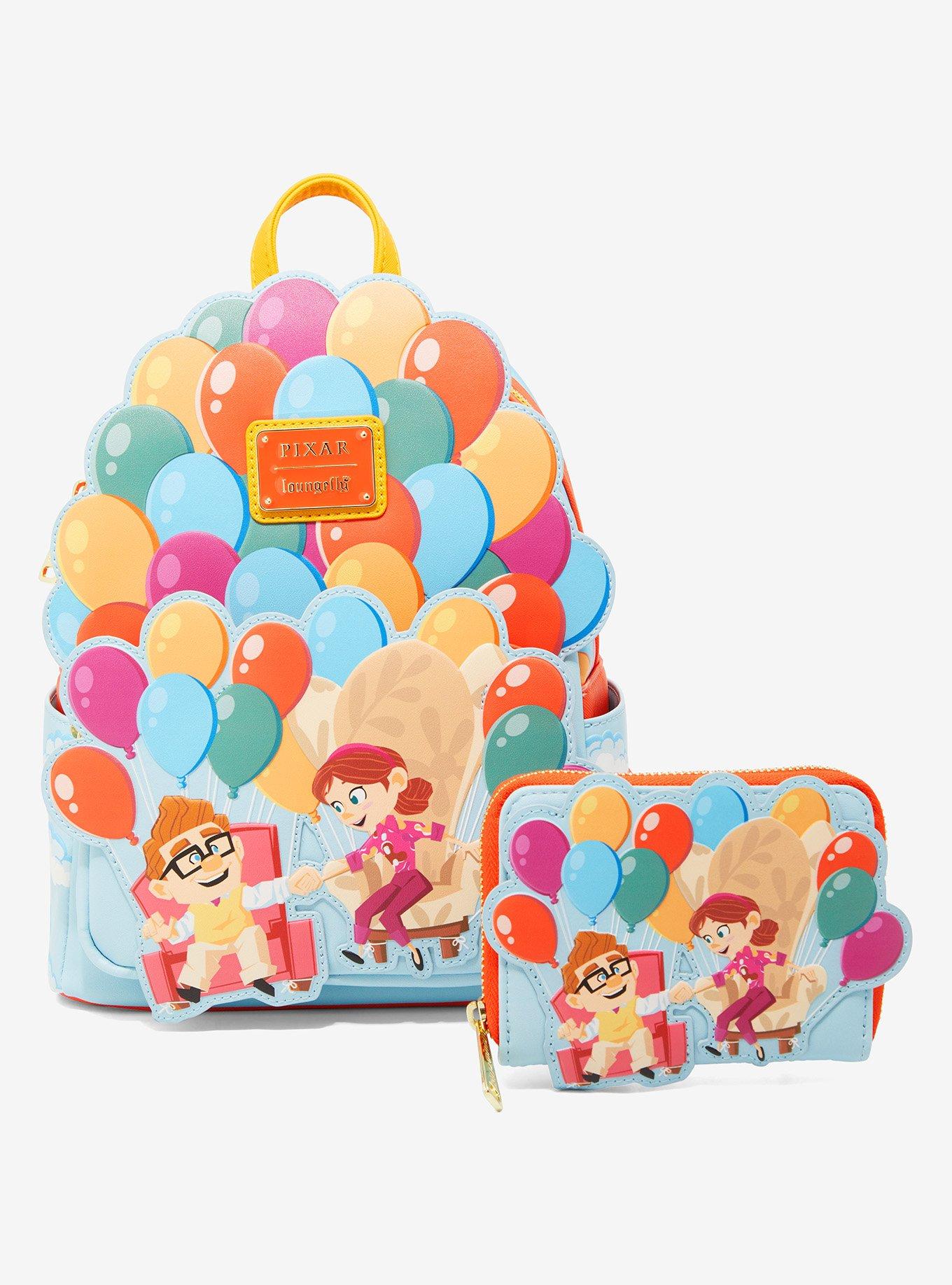 Loungefly Disney Pixar Up Carl & Ellie Balloons Mini Backpack - BoxLunch Exclusive, , alternate