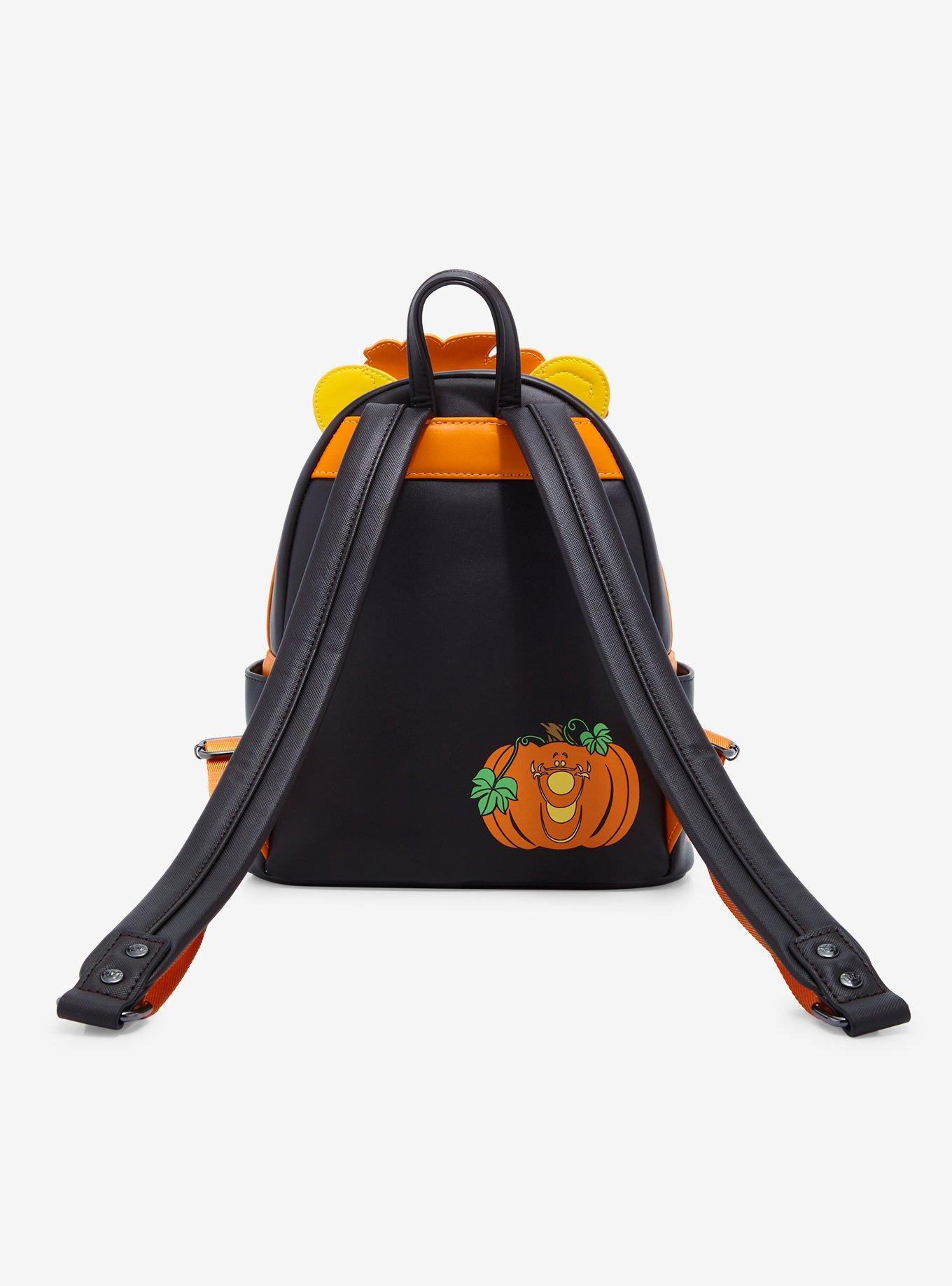 Loungefly Disney Winnie the Pooh Piglet and Pooh Bear Pumpkin Light-Up Mini Backpack — BoxLunch Exclusive, , alternate