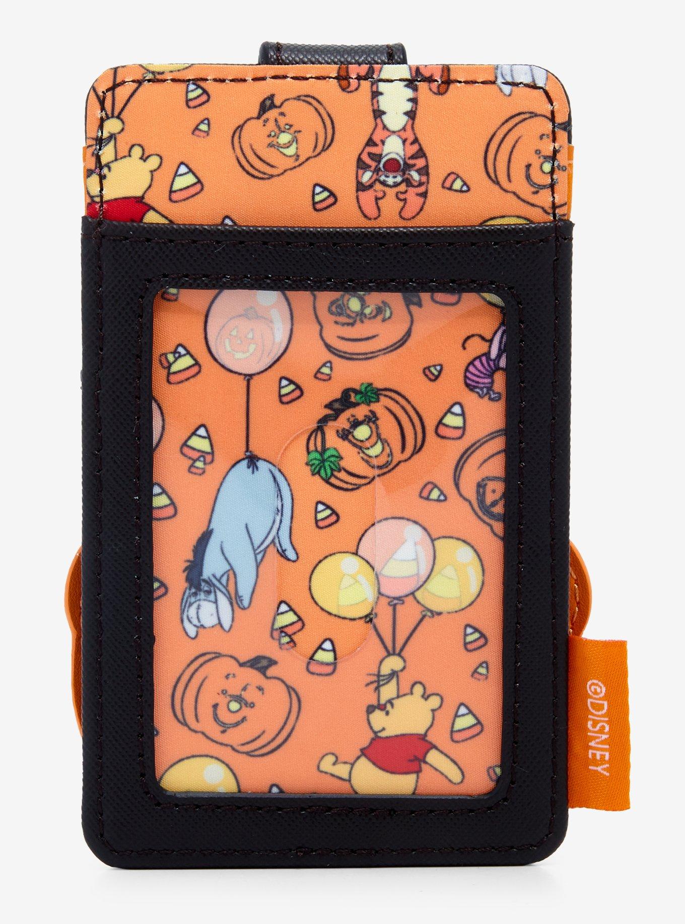 Loungefly Disney Winnie the Pooh Piglet and Pooh Bear Pumpkin Card Holder — BoxLunch Exclusive