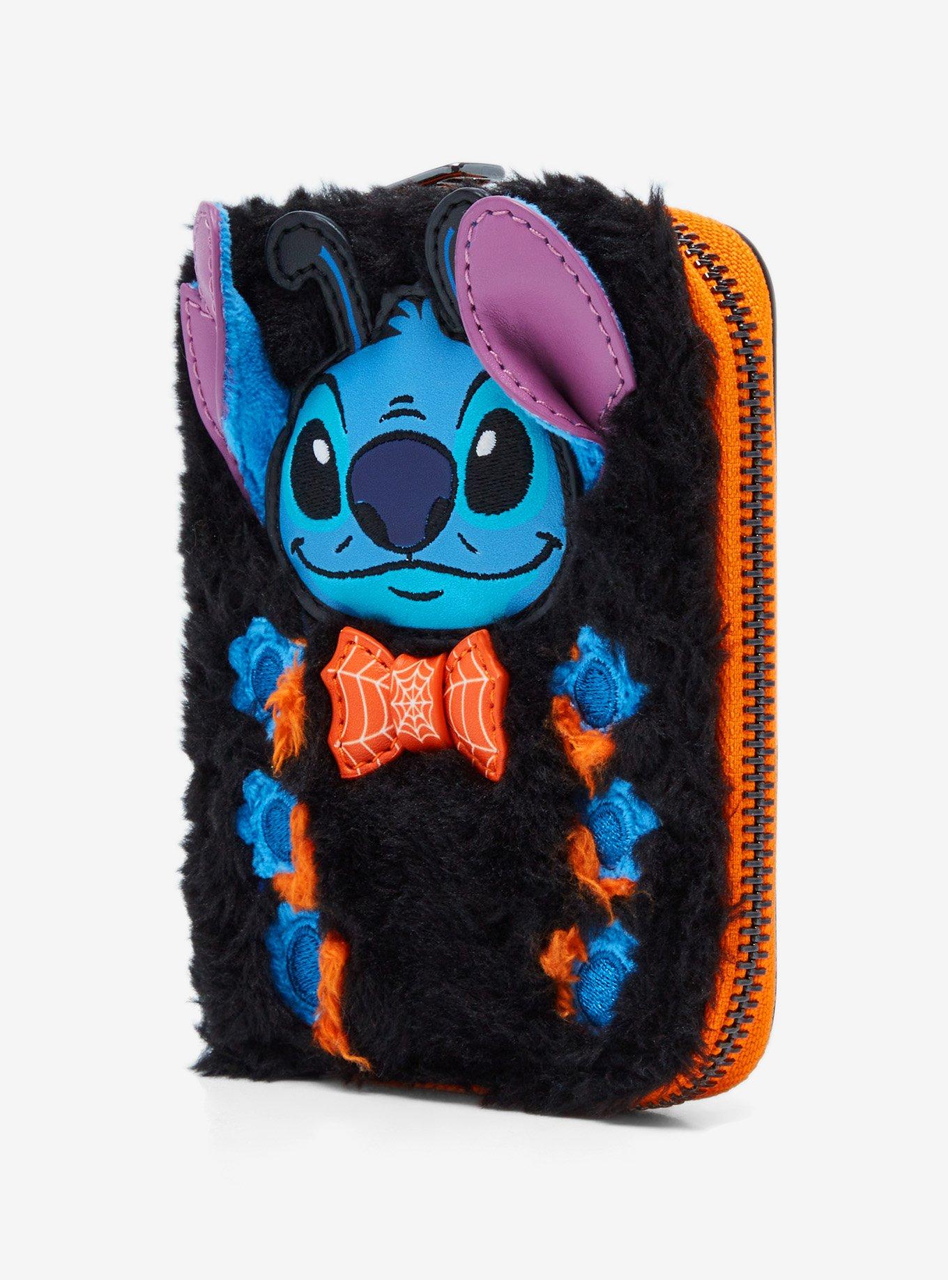 Loungefly Disney Lilo & Stitch Spider Costume Stitch Figural Small Zip Wallet - BoxLunch Exclusive, , hi-res