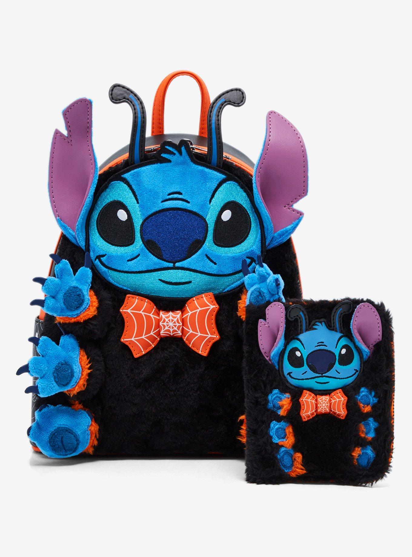 Loungefly Disney Lilo & Stitch Spider Costume Stitch Figural Small Zip Wallet - BoxLunch Exclusive, , alternate