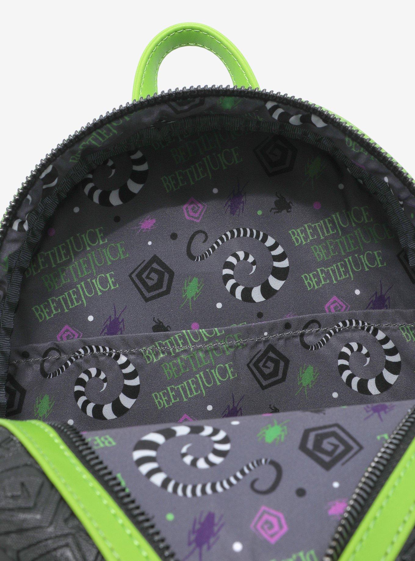 Loungefly Beetlejuice Carousel Glow-in-the-Dark Mini Backpack