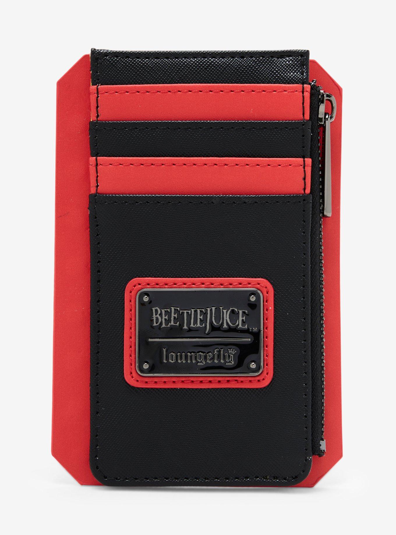 Loungefly Beetlejuice Betelgeuse Glow-in-the-Dark Cardholder, , alternate