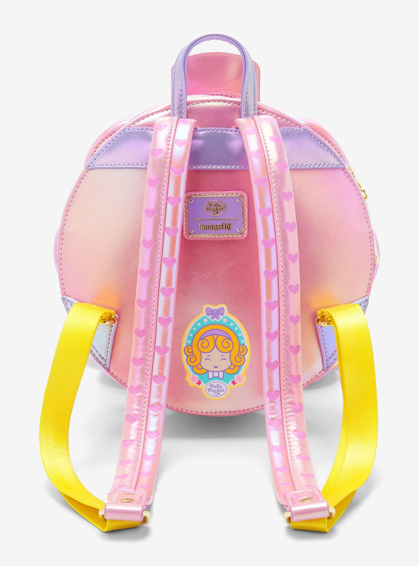 Loungefly Polly Pocket Compact Playset Figural Mini Backpack, , alternate