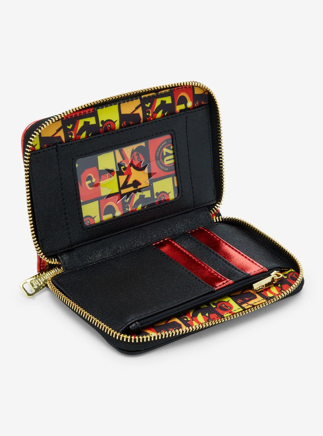 Loungefly Disney Pixar The Incredibles Logo 20th Anniversary Small Zip Wallet, , alternate