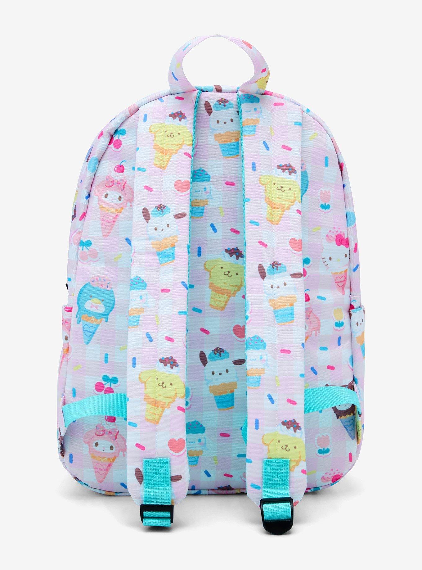 Loungefly Sanrio Hello Kitty and Friends Ice Cream Allover Print Nylon Backpack, , alternate