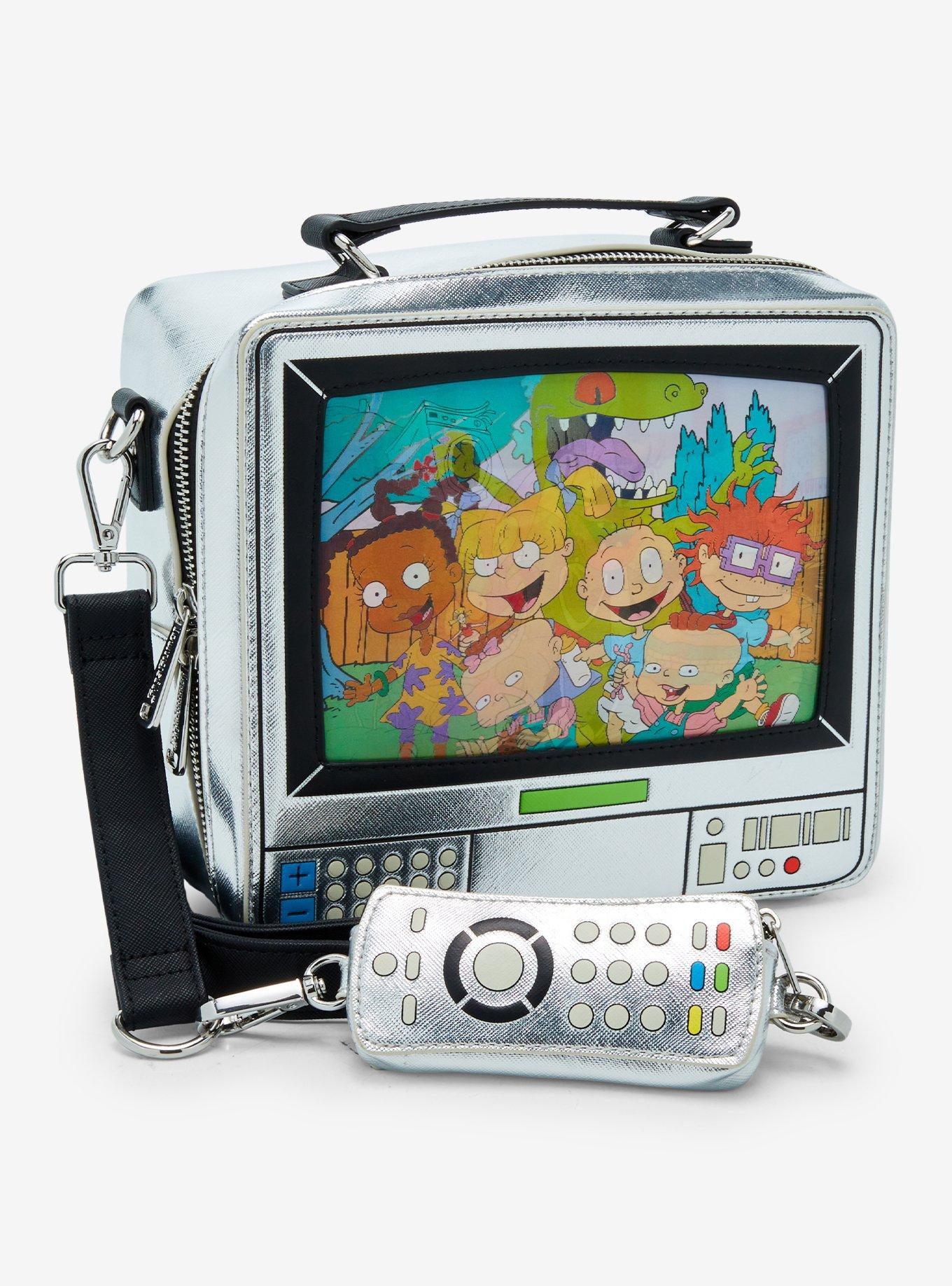 Loungefly Nickelodeon Retro TV Lenticular Figural Crossbody Bag, , alternate