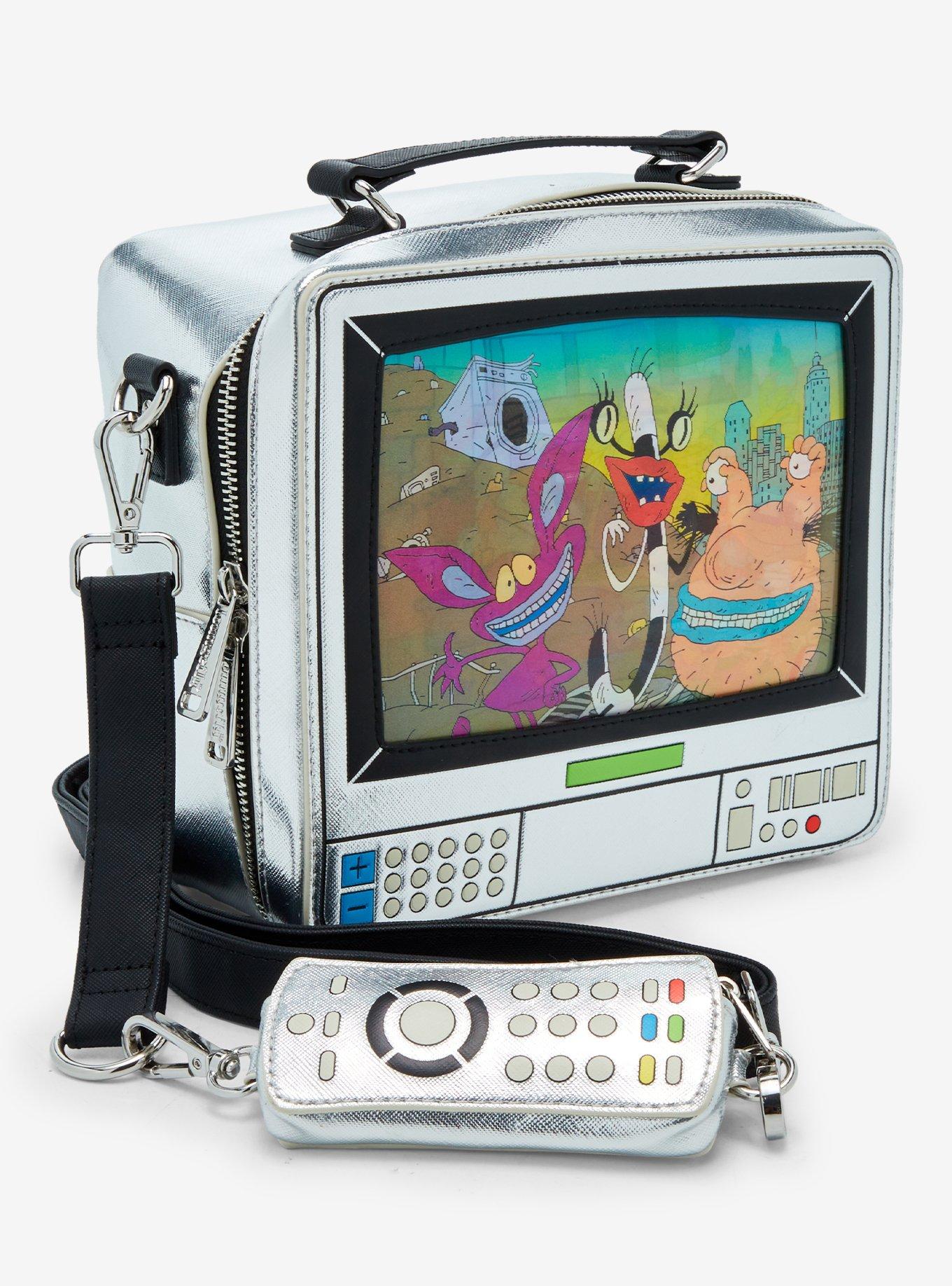 Loungefly Nickelodeon Retro TV Lenticular Figural Crossbody Bag, , alternate