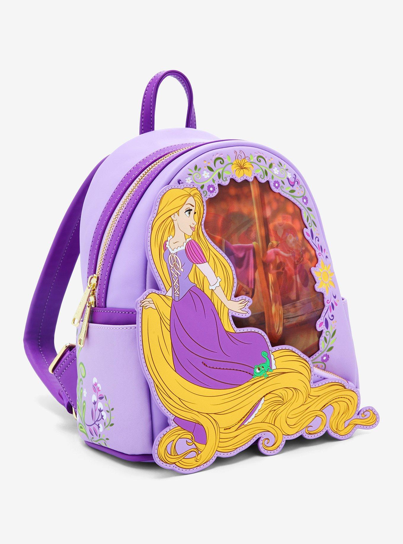 Loungefly Disney Tangled Rapunzel Lenticular Mini Backpack, , alternate