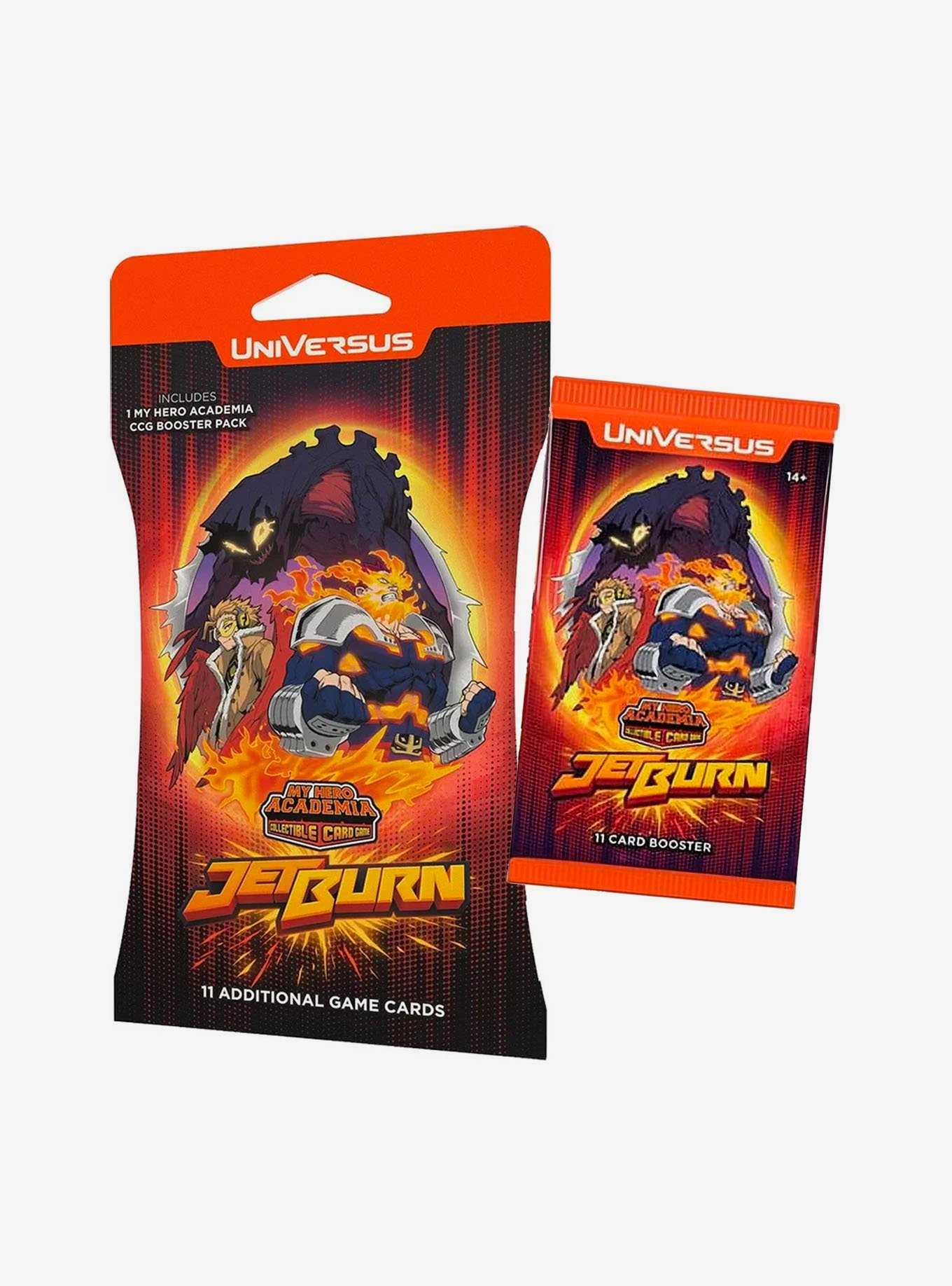 Universus My Hero Academia Collectible Card Game Jet Burn Booster Pack, , hi-res