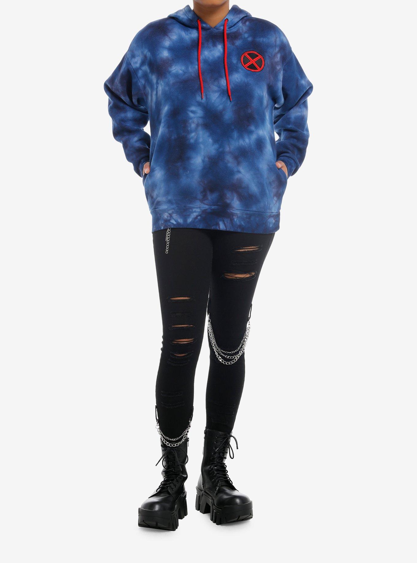Her Universe Marvel X-Men '97 Storm Tie-Dye Girls Hoodie, MULTI, alternate