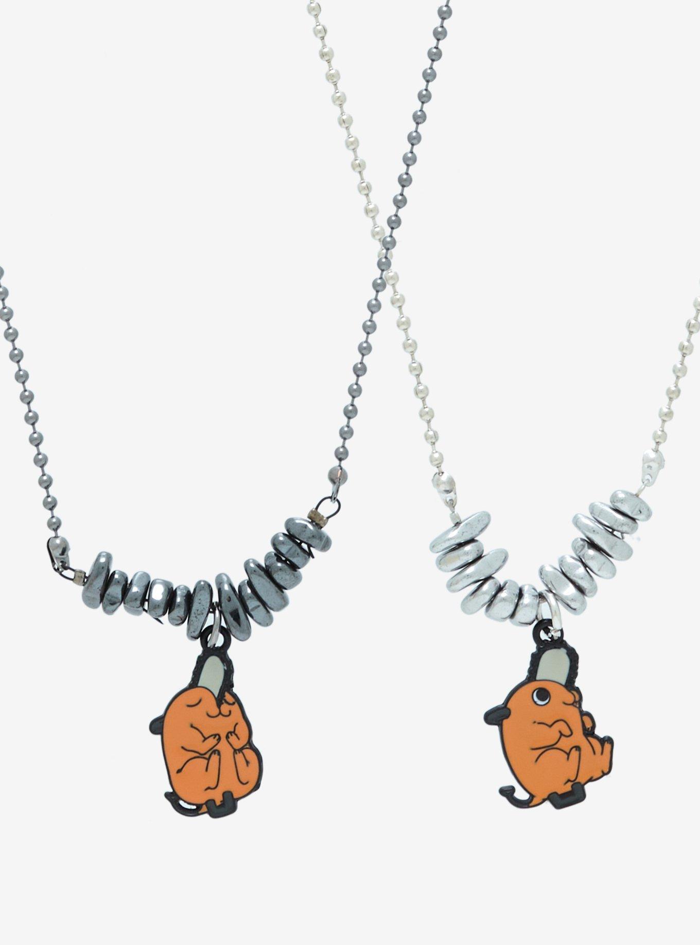 Chainsaw Man Pochita Best Friend Necklace Set, , alternate