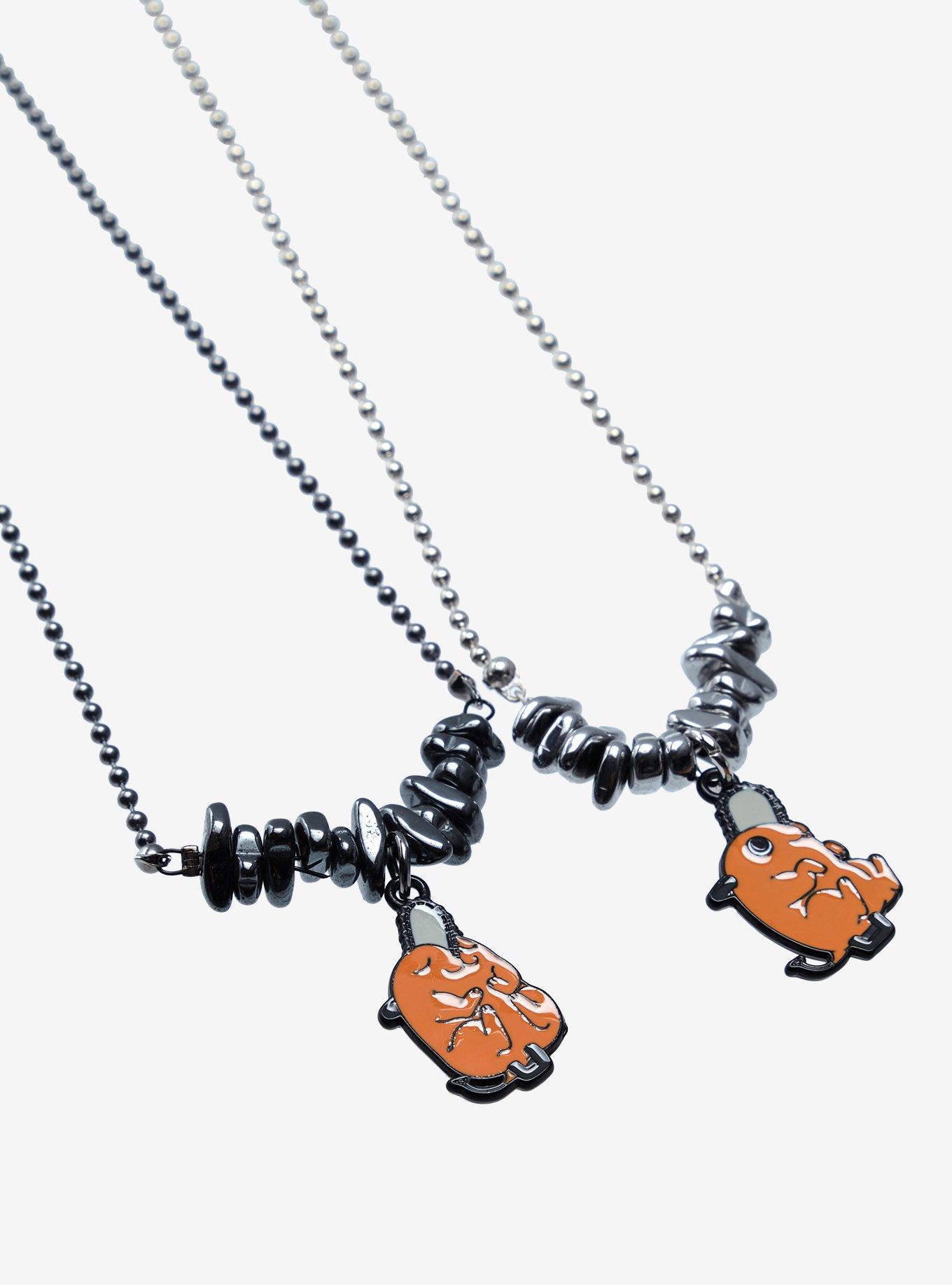 Chainsaw Man Pochita Best Friend Necklace Set, , alternate