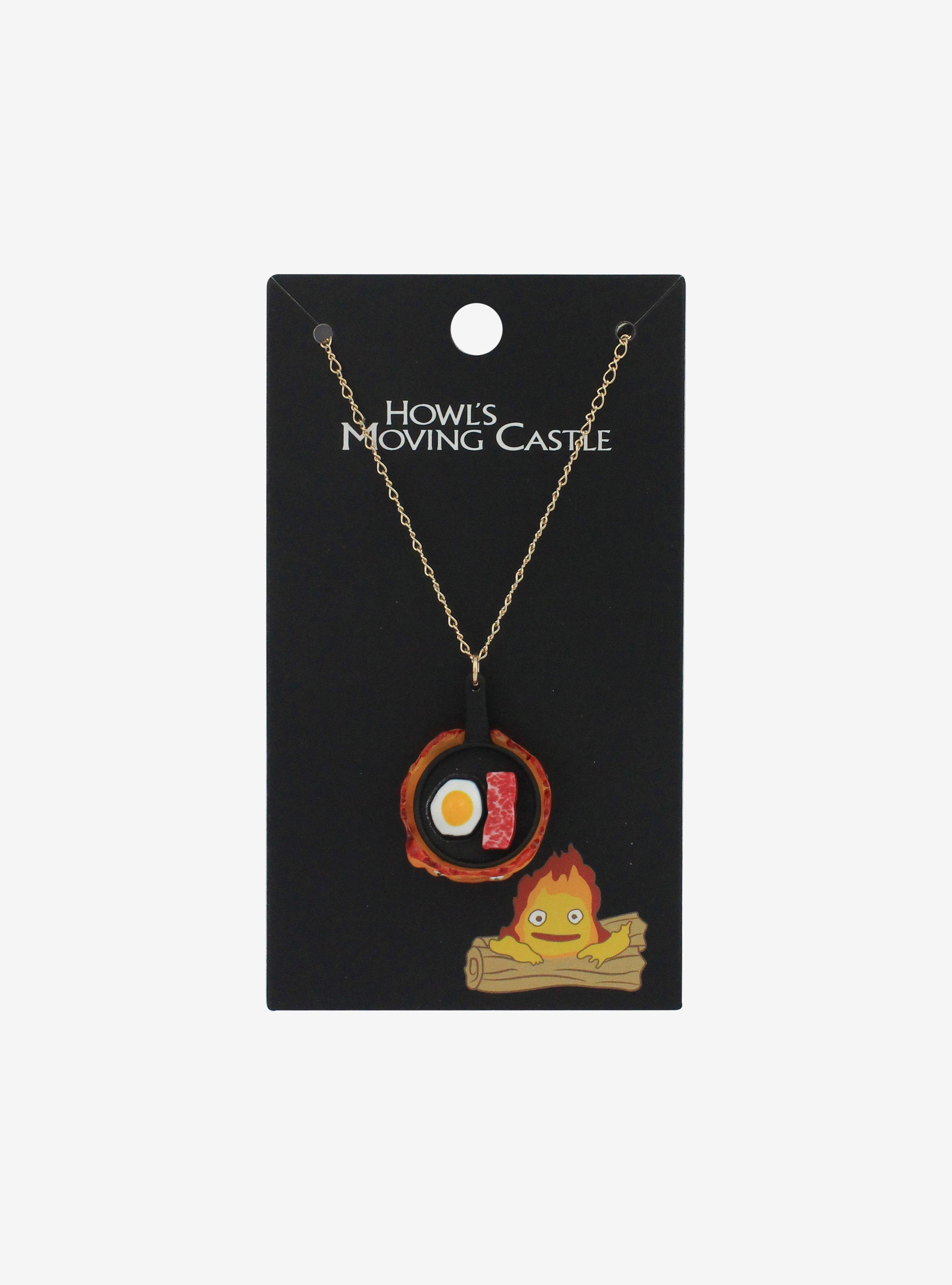 Studio Ghibli® Howl's Moving Castle Calcifer Bacon Necklace, , alternate