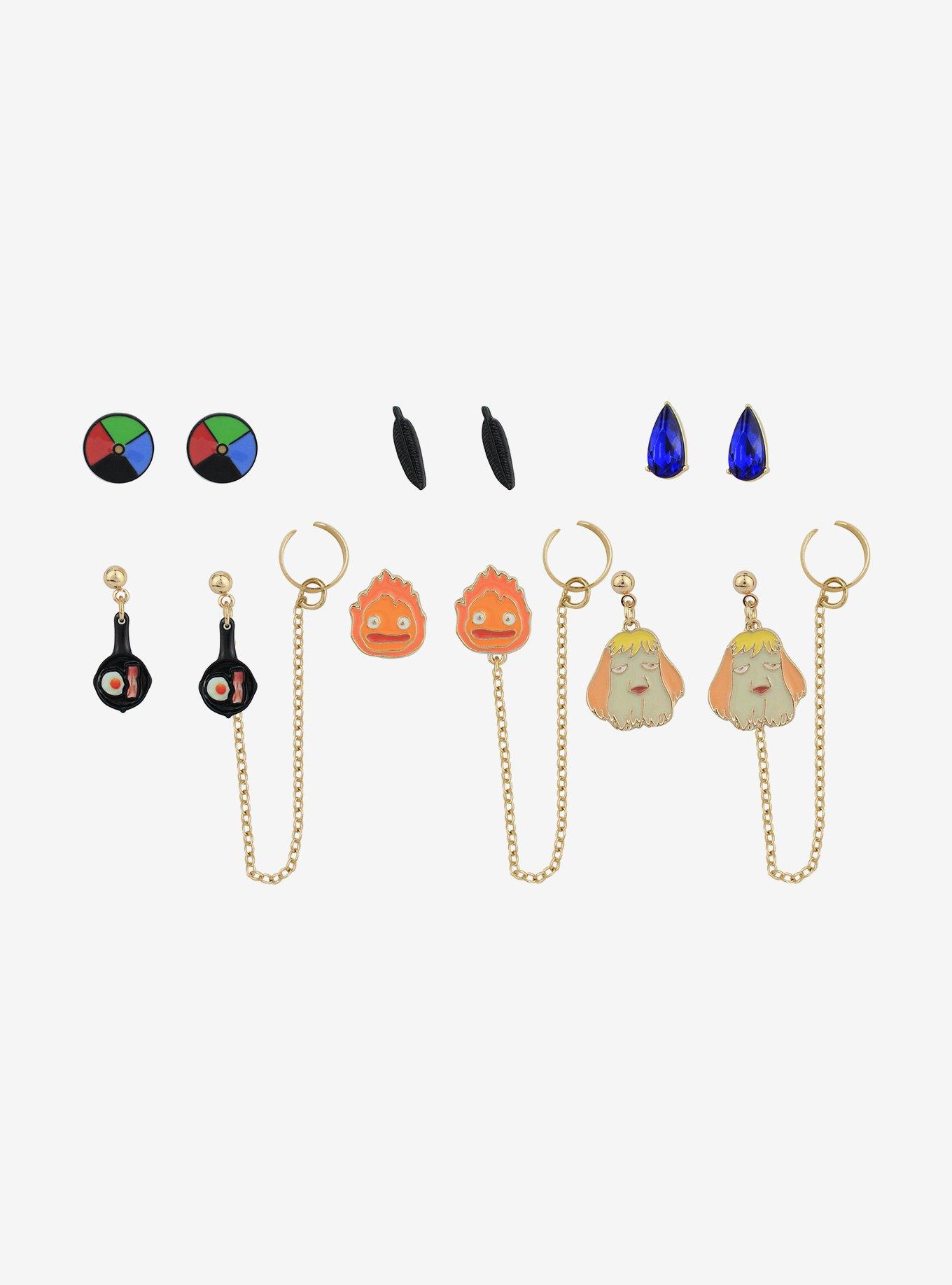 Studio Ghibli® Howl's Moving Castle Icon Cuff Earring Set, , alternate