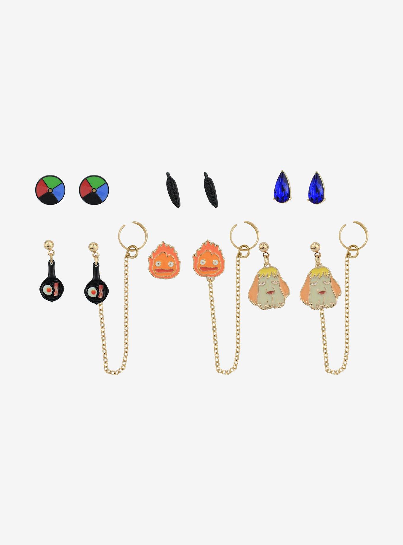Studio Ghibli&reg; Howl's Moving Castle Icon Cuff Earring Set, , hi-res