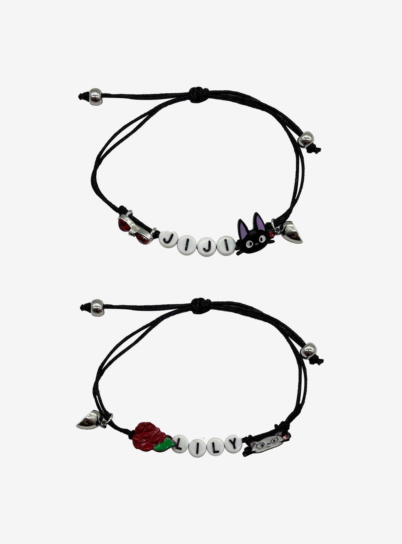 Studio Ghibli® Kiki's Delivery Service Jiji & Lily Best Friend Cord Bracelet Set, , alternate