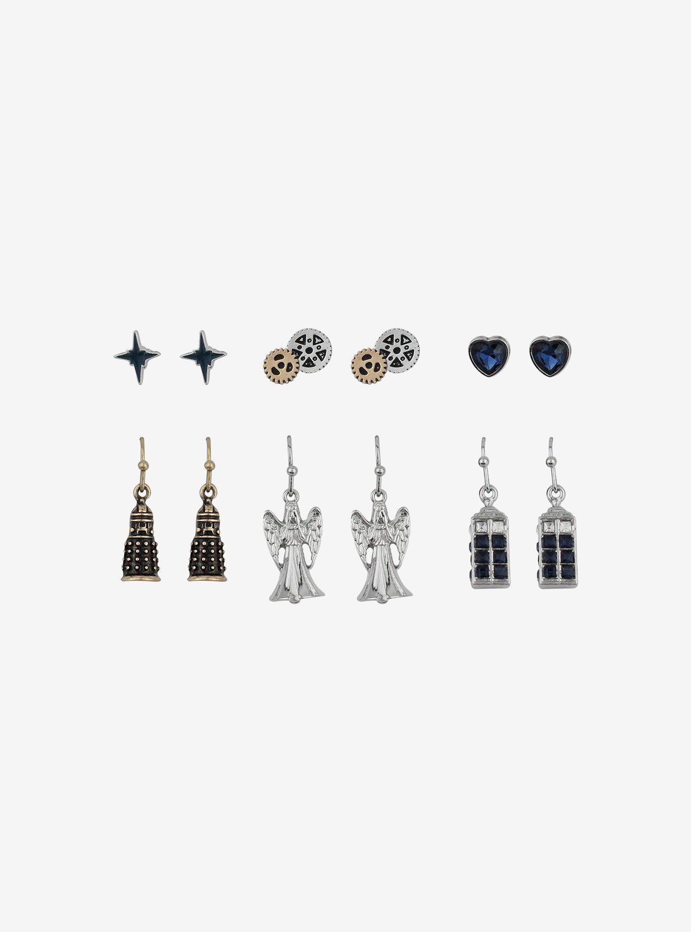 Doctor Who Icons Earring Set, , hi-res