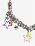 Sweet Society Colorful Star Chain Cord Necklace, , alternate