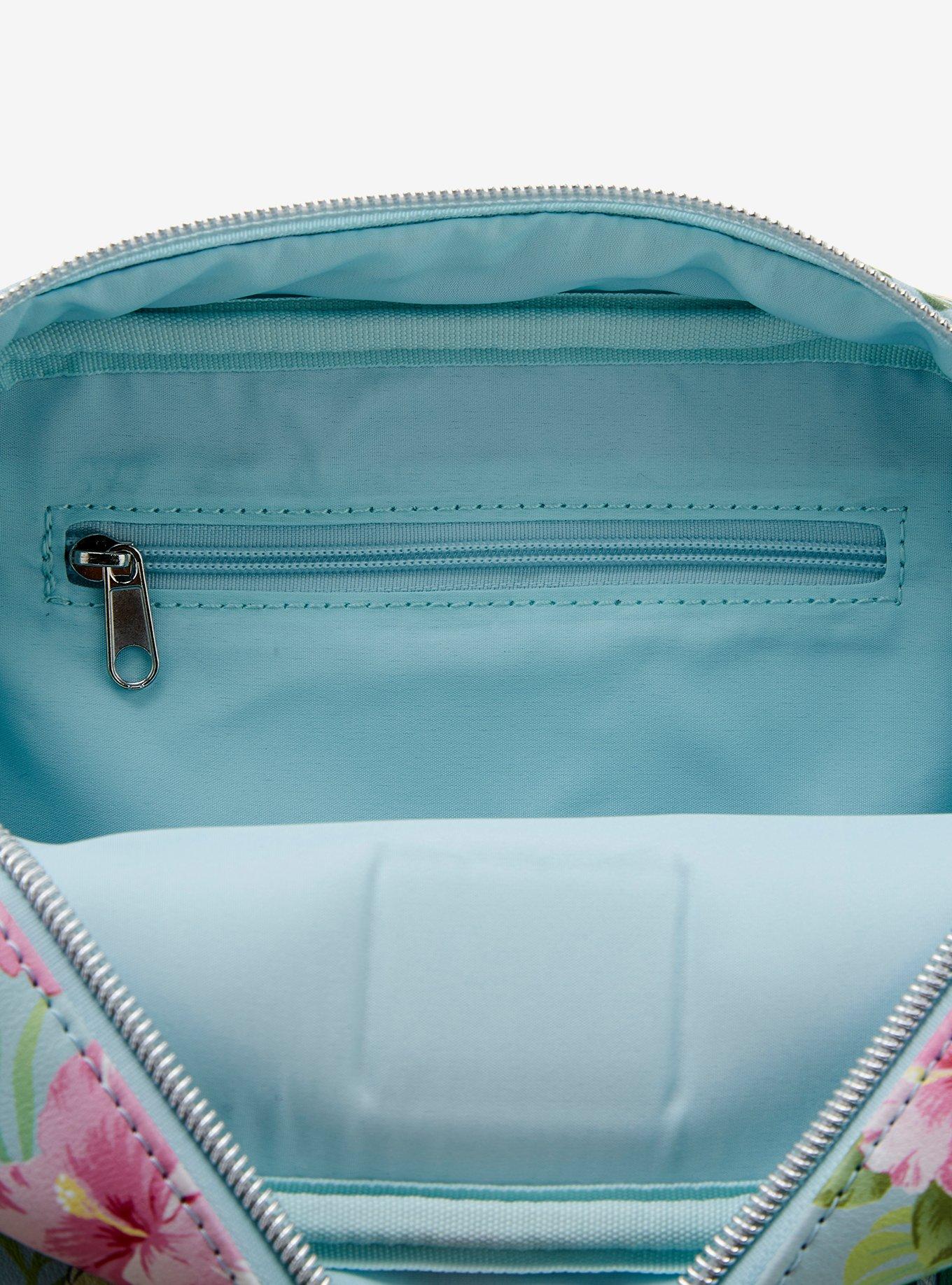 Loungefly Disney Stitch Duck Flower Square Crossbody Bag, , alternate