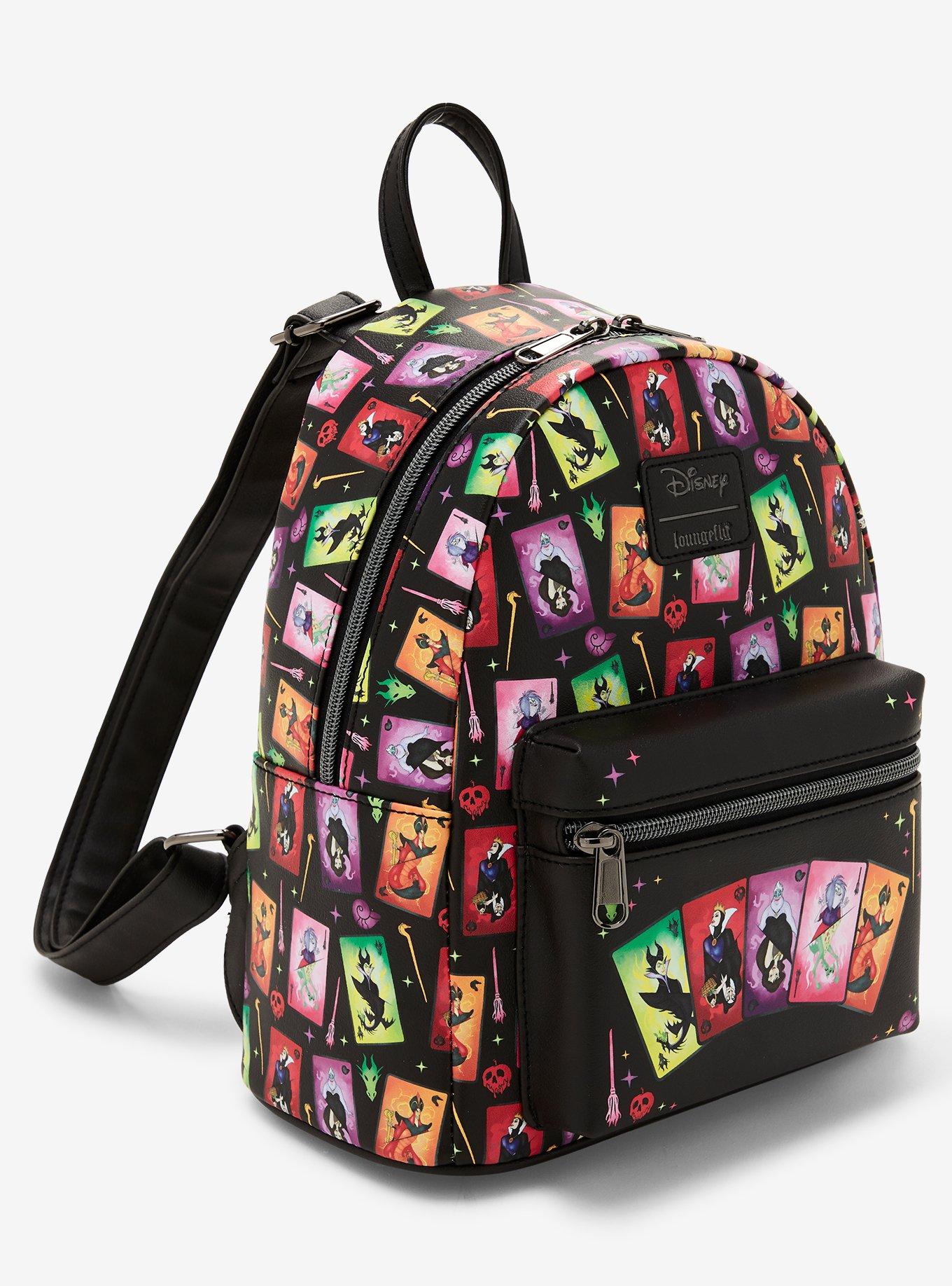 Loungefly Disney Villains Cards Mini Backpack, , alternate