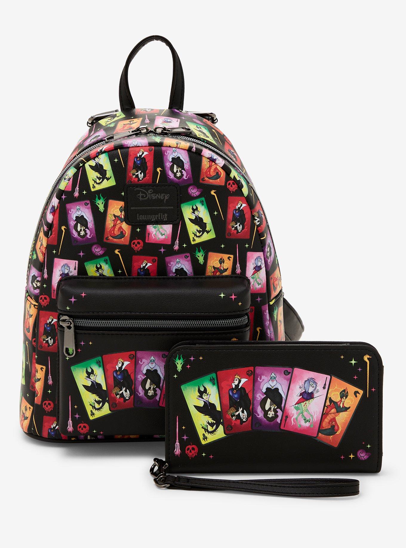 Loungefly Disney Villains Cards Mini Backpack, , alternate