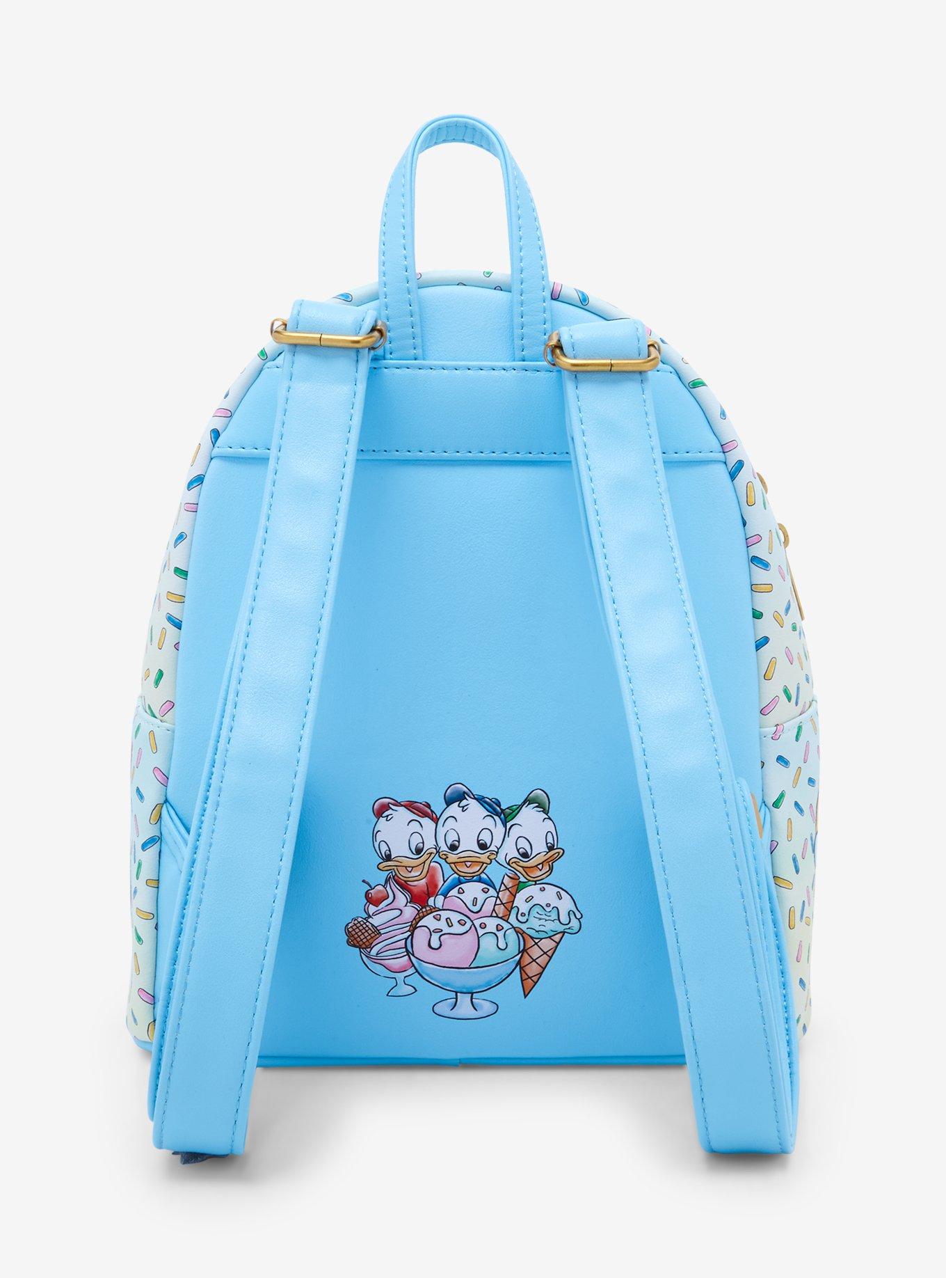 Loungefly Disney Donald Duck Nephews Ice Cream Mini Backpack, , alternate