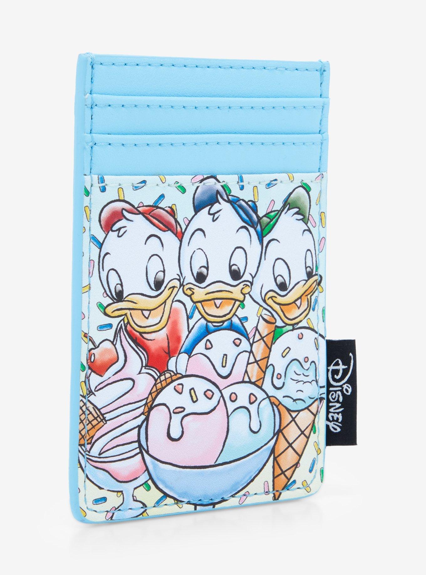 Loungefly Disney Donald Duck Nephews Ice Cream Cardholder, , alternate