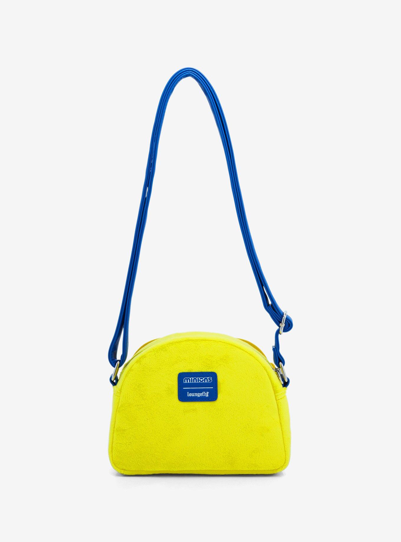 Loungefly Minions Bob Fuzzy Crossbody Bag, , alternate