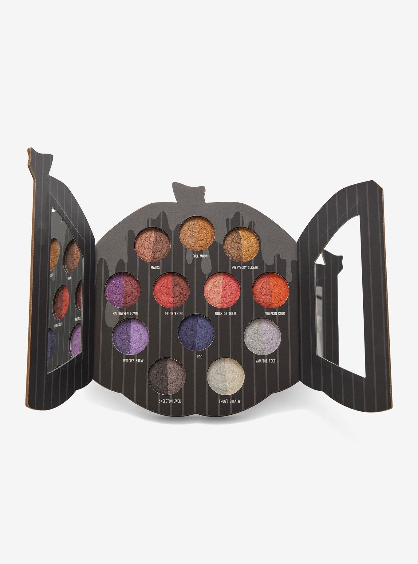 The Nightmare Before Christmas Jack & Pumpkin Split Eyeshadow & Highlighter Palette, , alternate