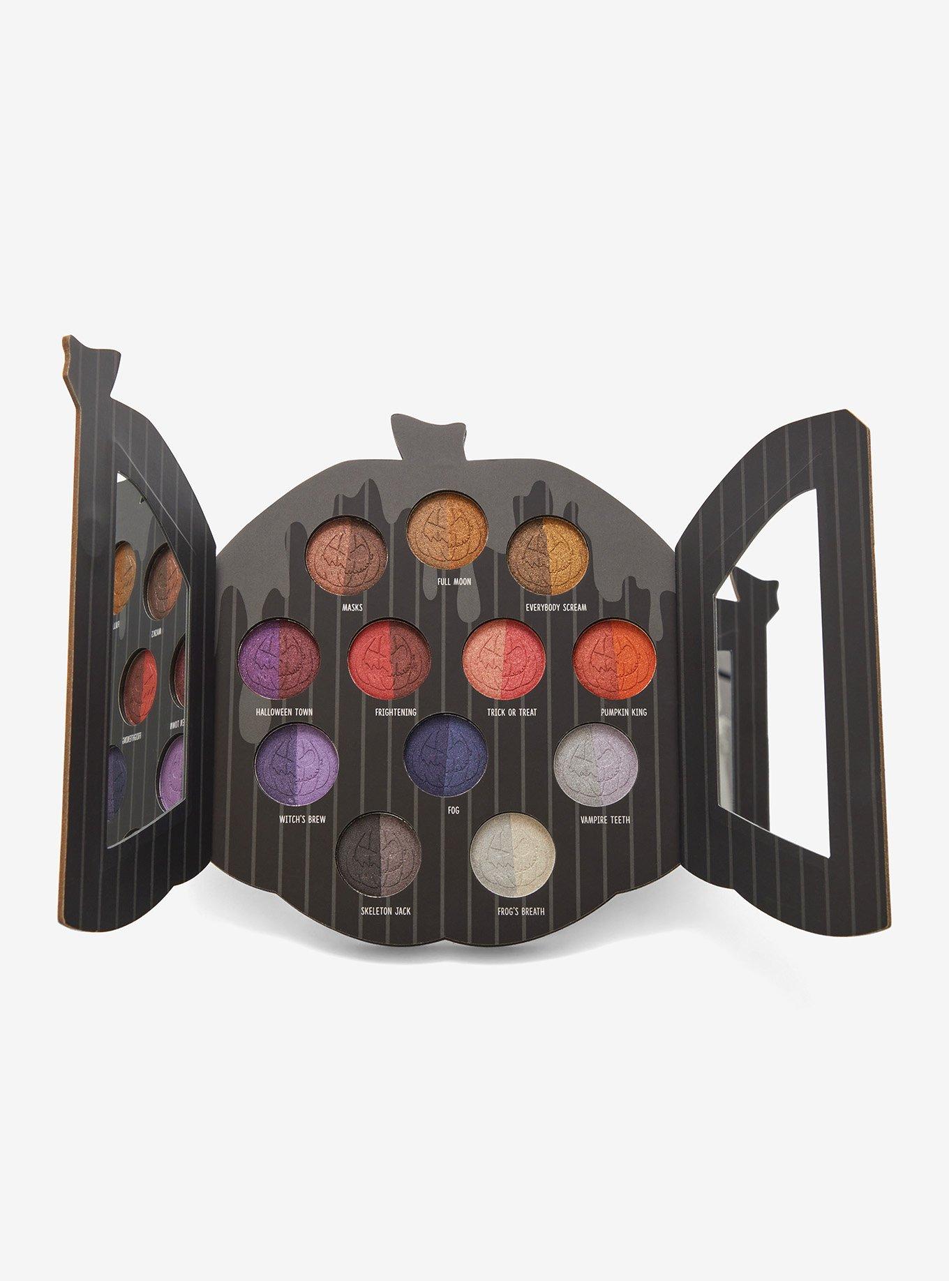 The Nightmare Before Christmas Jack & Pumpkin Split Eyeshadow & Highlighter Palette, , hi-res