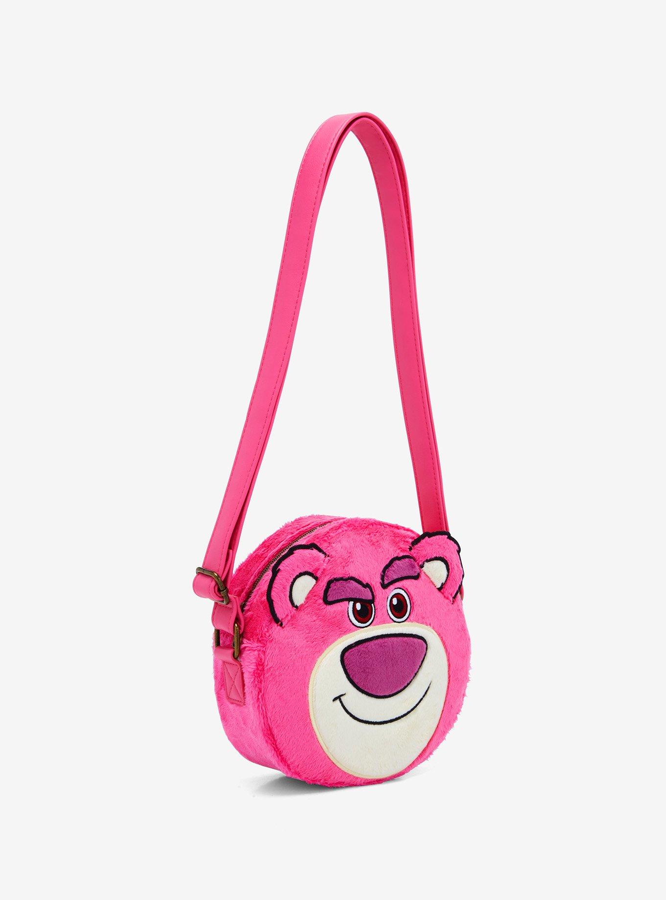 Loungefly Disney Pixar Toy Story 3 Lotso Fuzzy Crossbody Bag, , alternate