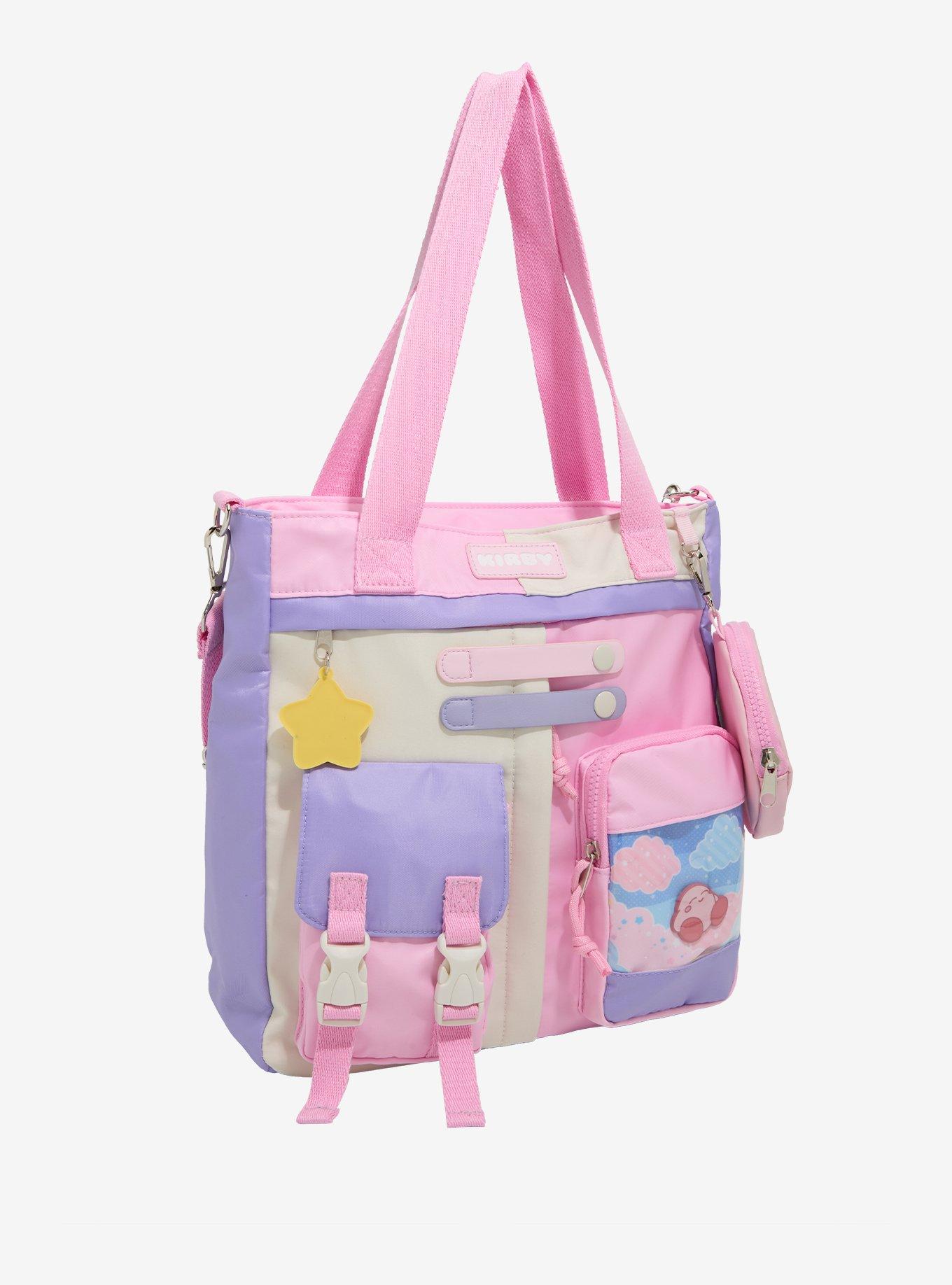 Kirby Pastel Cargo Tote Bag With Coin Purse, , hi-res