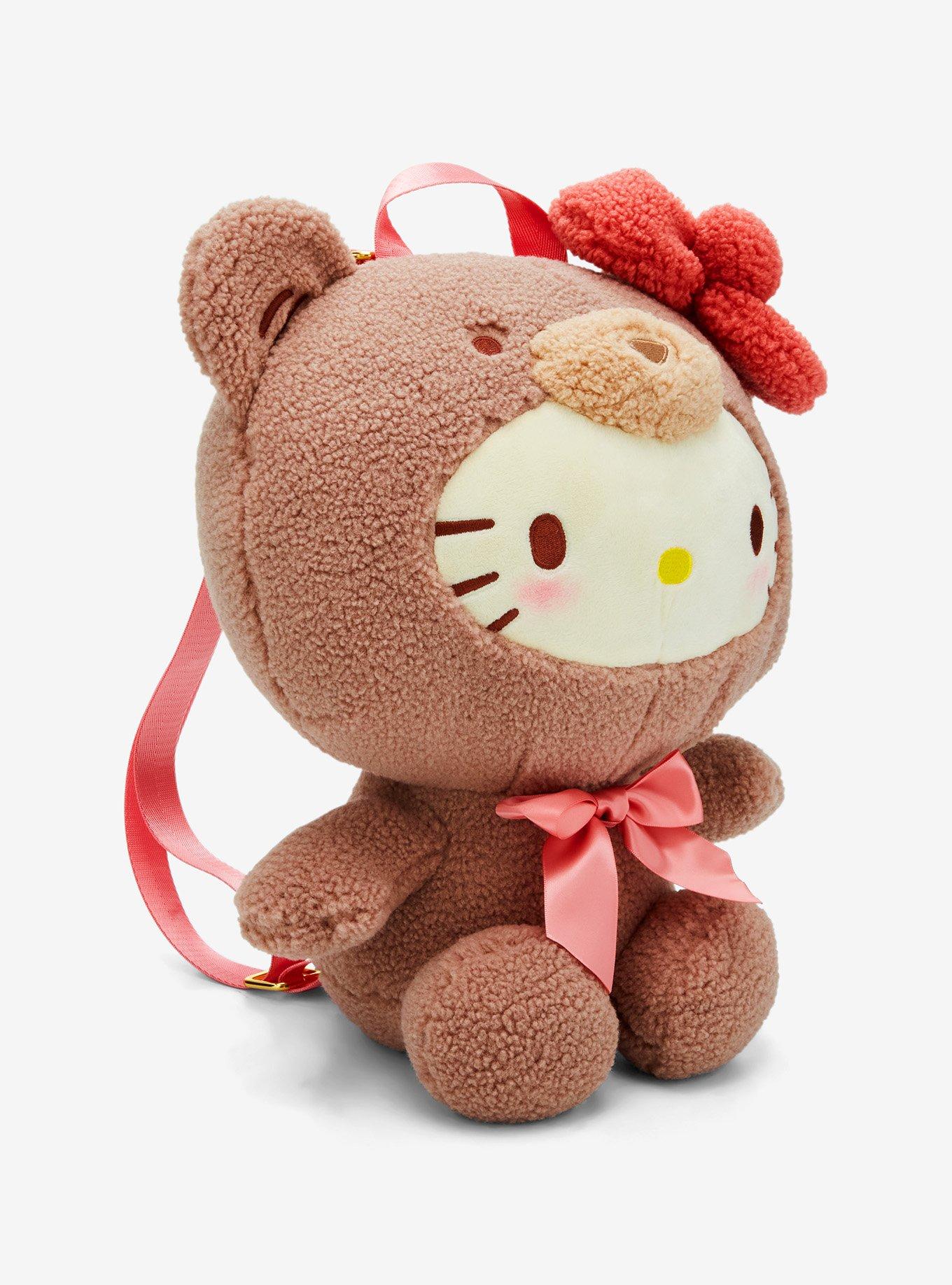 Hello Kitty Latte Bear Plush Backpack, , hi-res