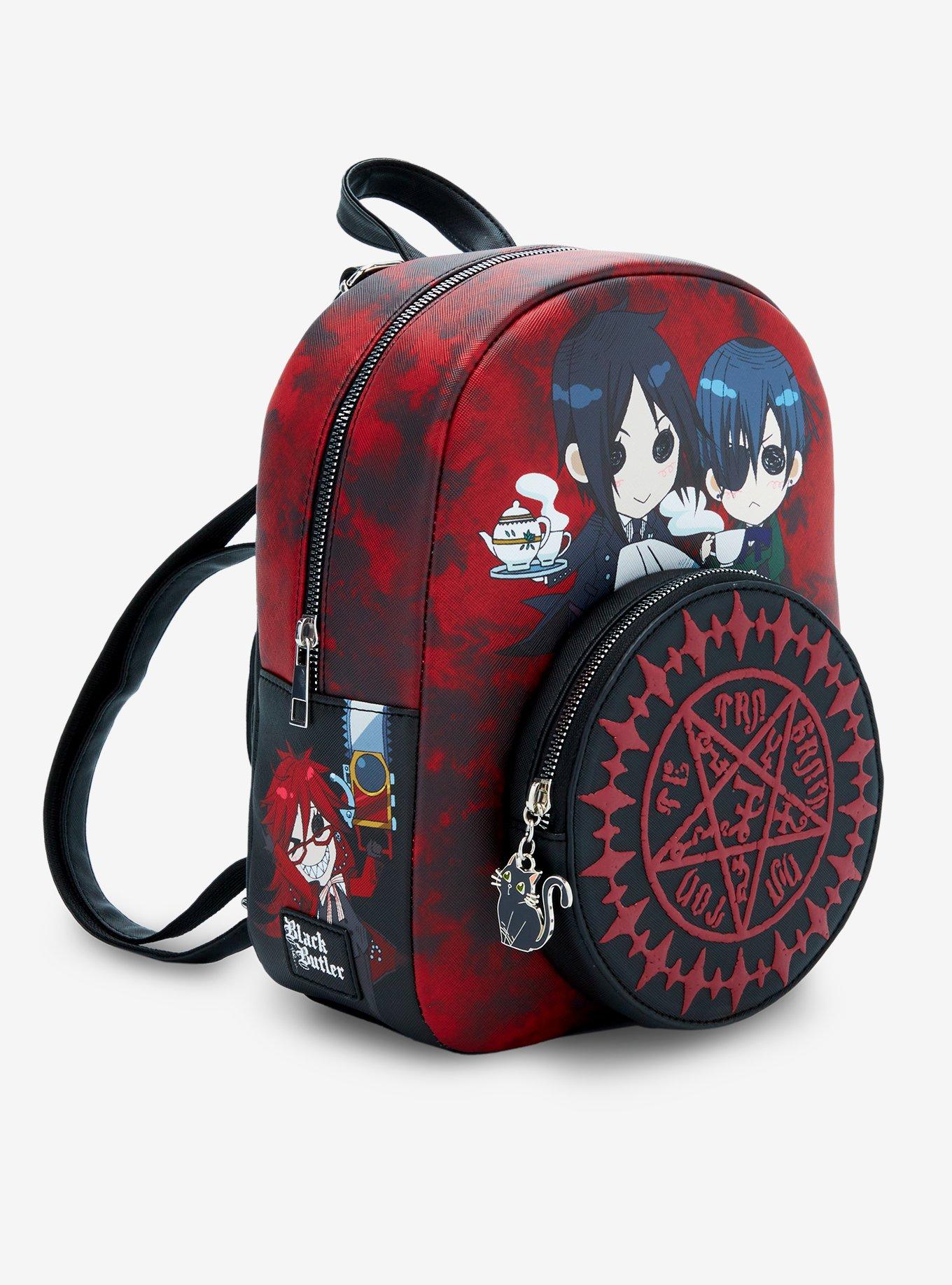 Black Butler Chibi Ciel & Sebastian Mini Backpack, , hi-res