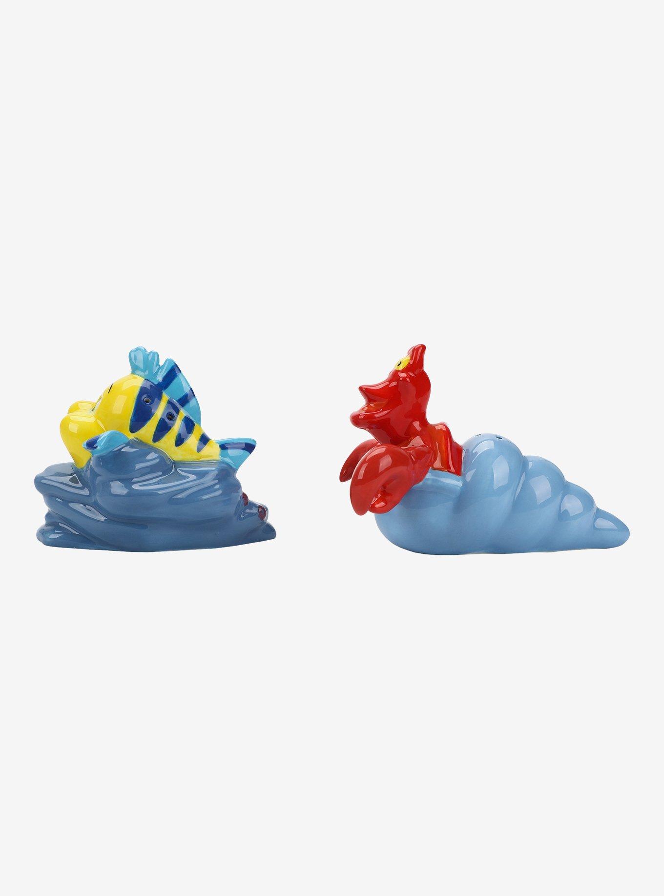 Disney The Little Mermaid Sebastian & Flounder Salt & Pepper Shaker Set, , alternate